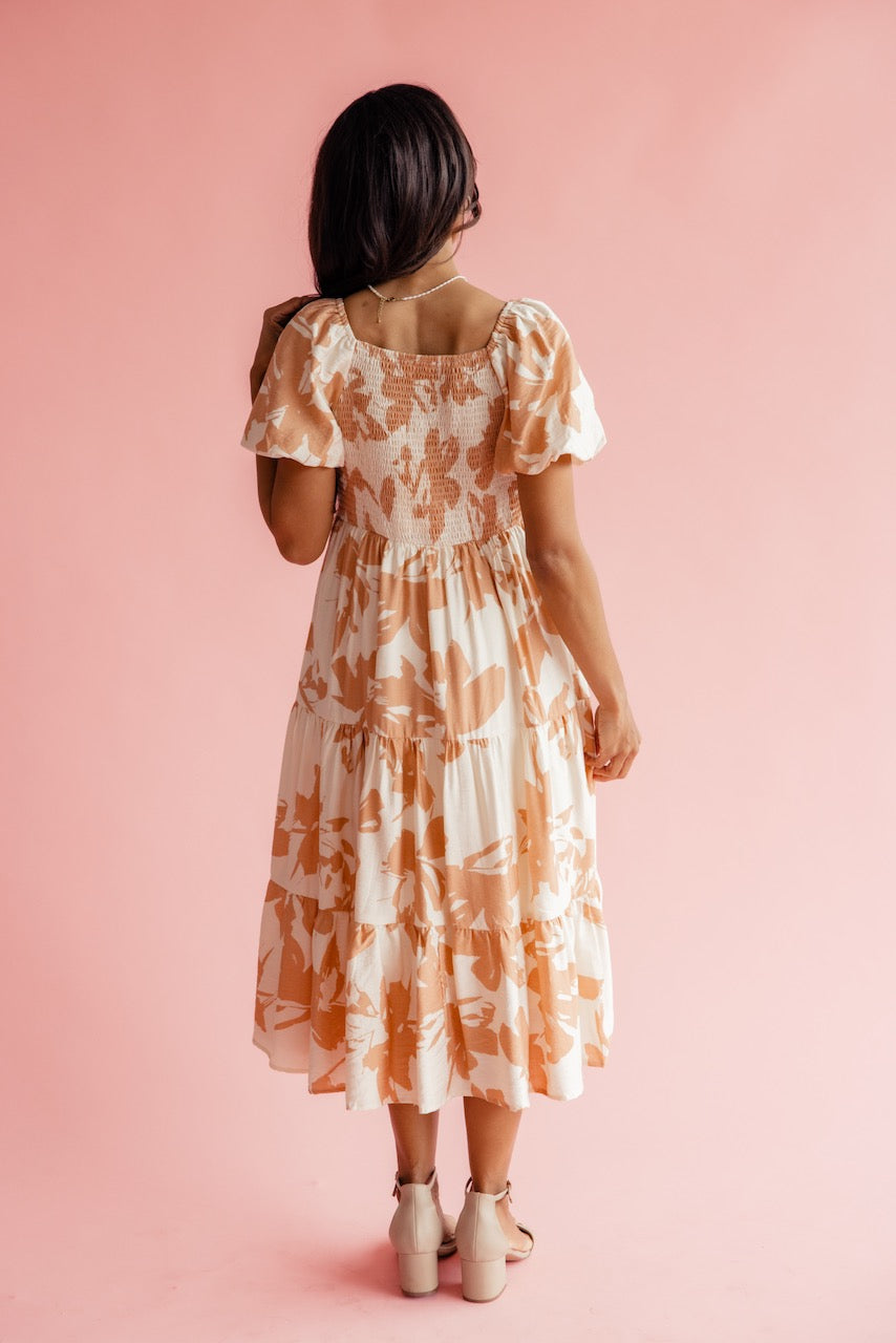 Sable Printed Puff Sleeve Dress