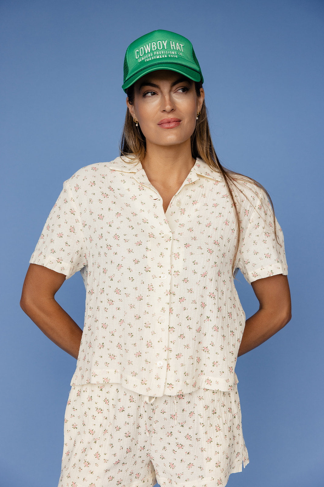 Middle Of The Night Button Blouse