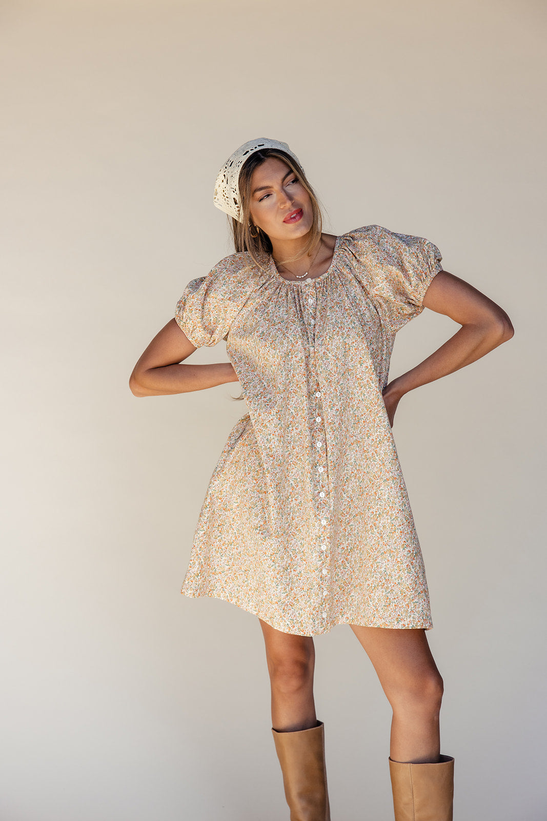 Florence Puff Sleeve Dress