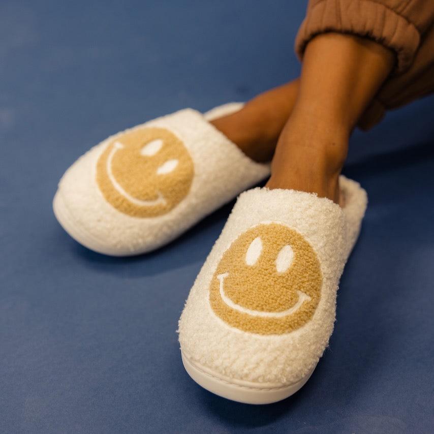 These slippers will have you smiling ear to ear every time you wear them. Coming in two cutie colors - these slippers make the perfect gift for any girl in your life! yellow