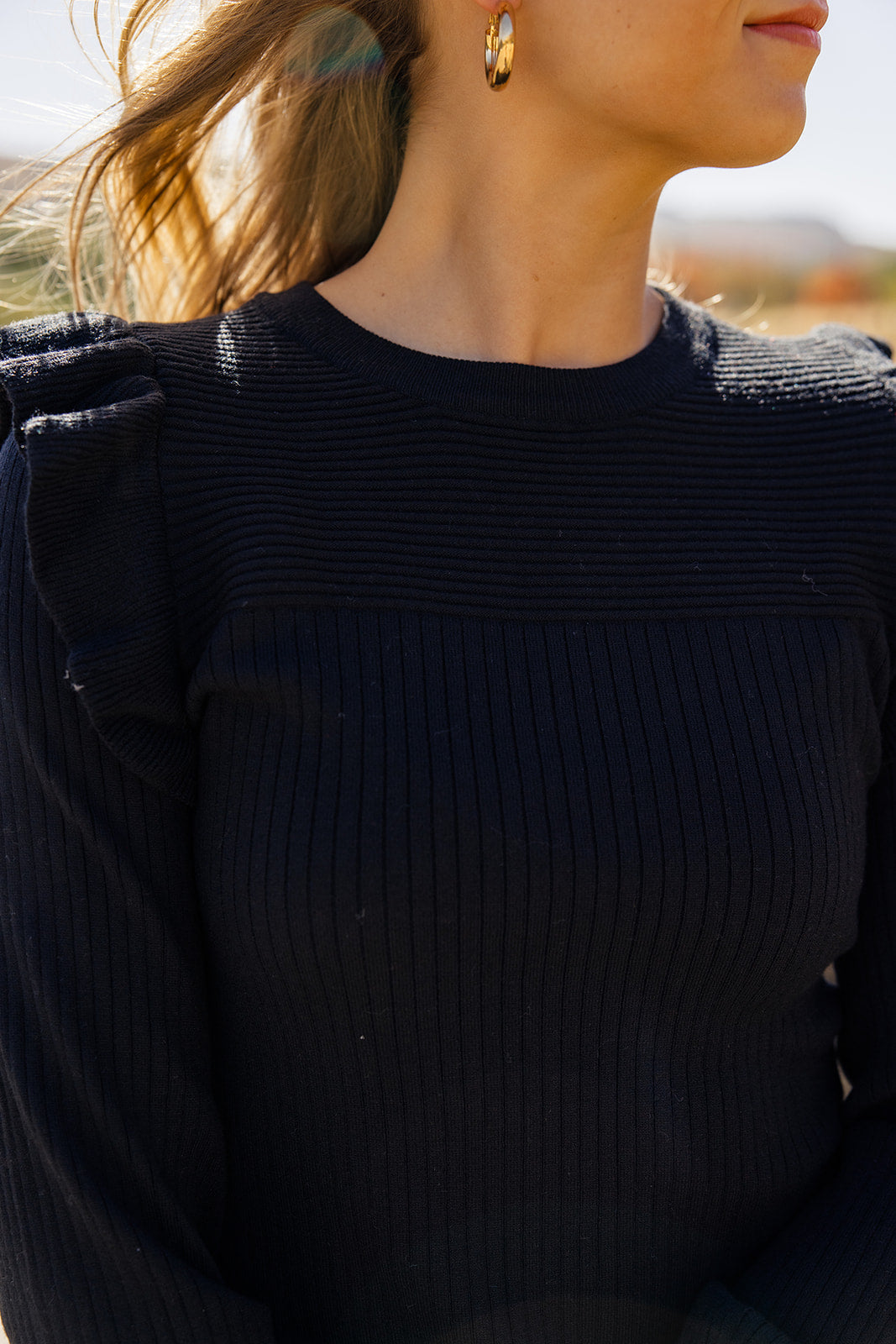 Meant to Be Ruffle Sweater