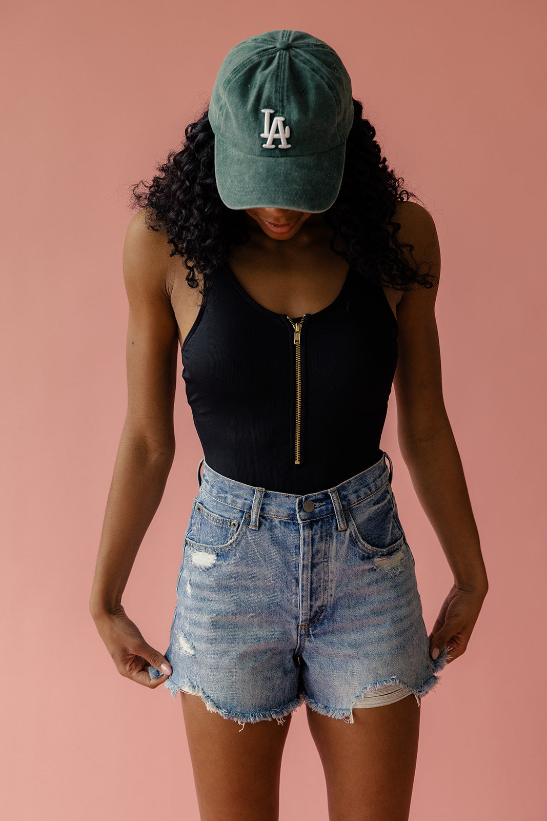 Selena Zip Up One Piece