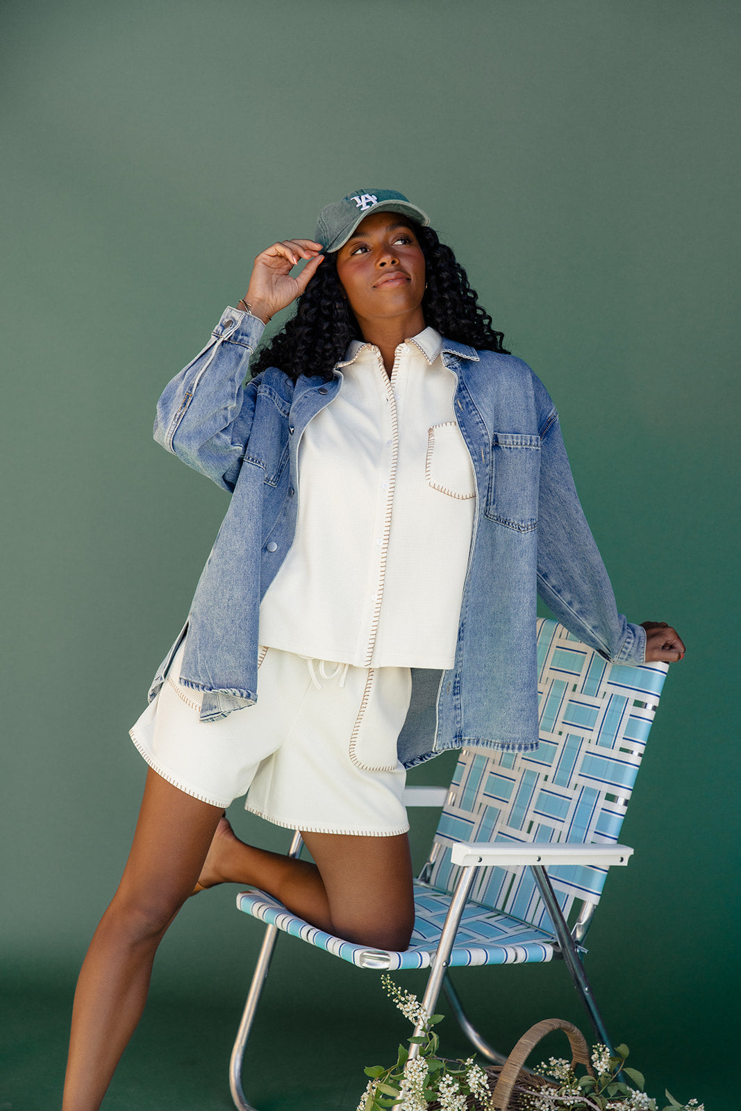 Indya Button Up Top