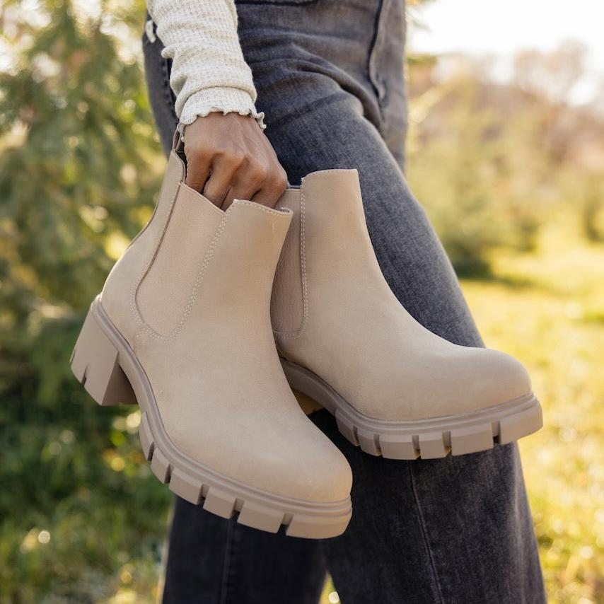 Stone colored boots outlet