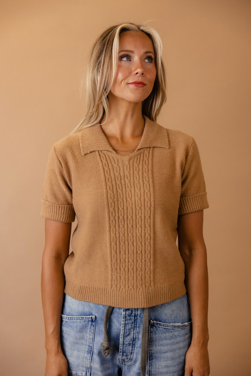 Edwards Cable Knit Blouse