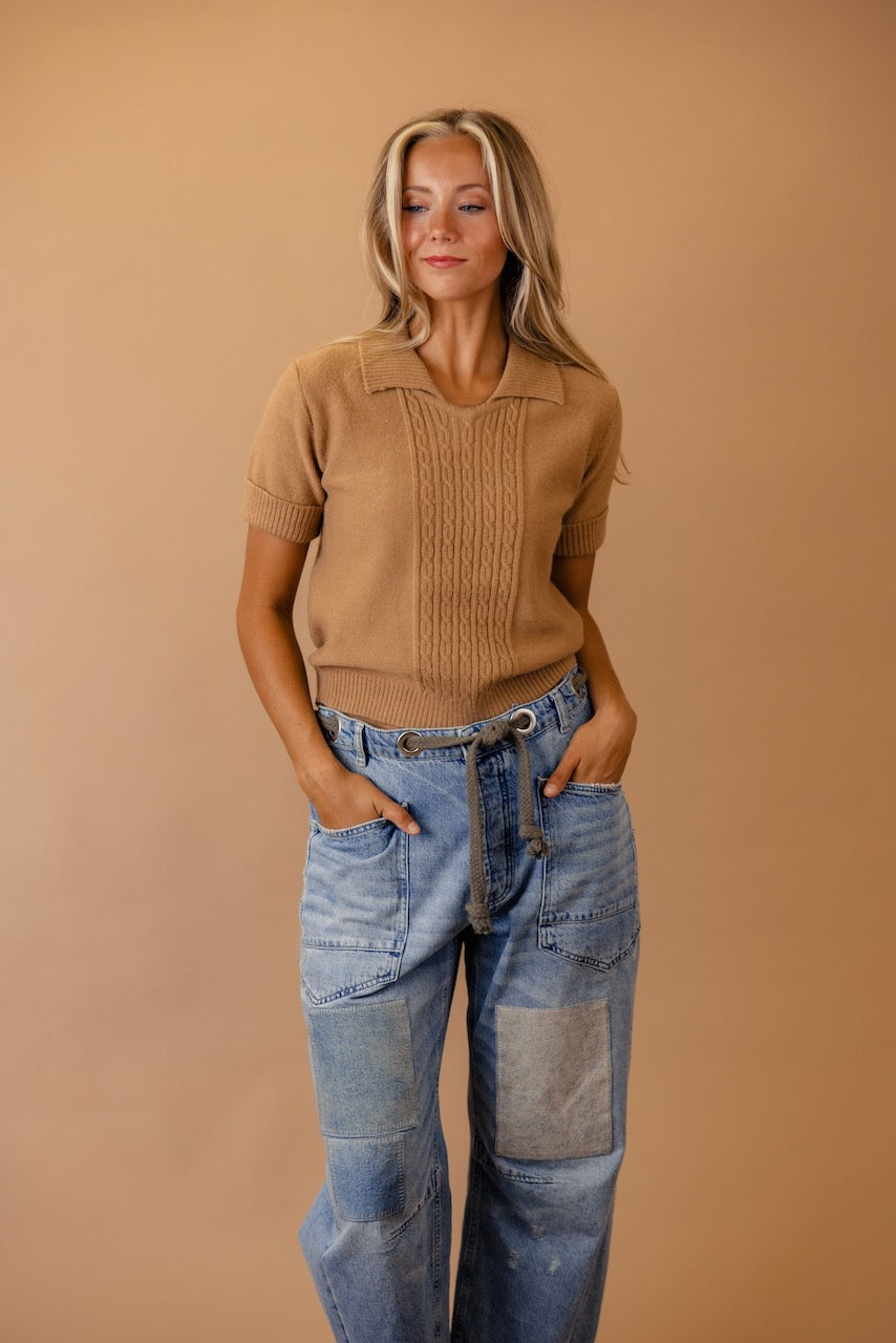 Edwards Cable Knit Blouse