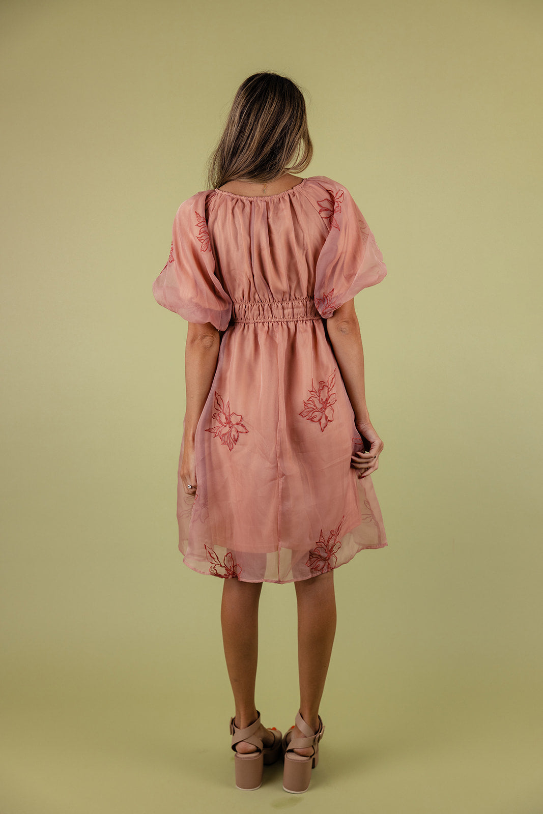 Priscilla Puff Sleeve Dress