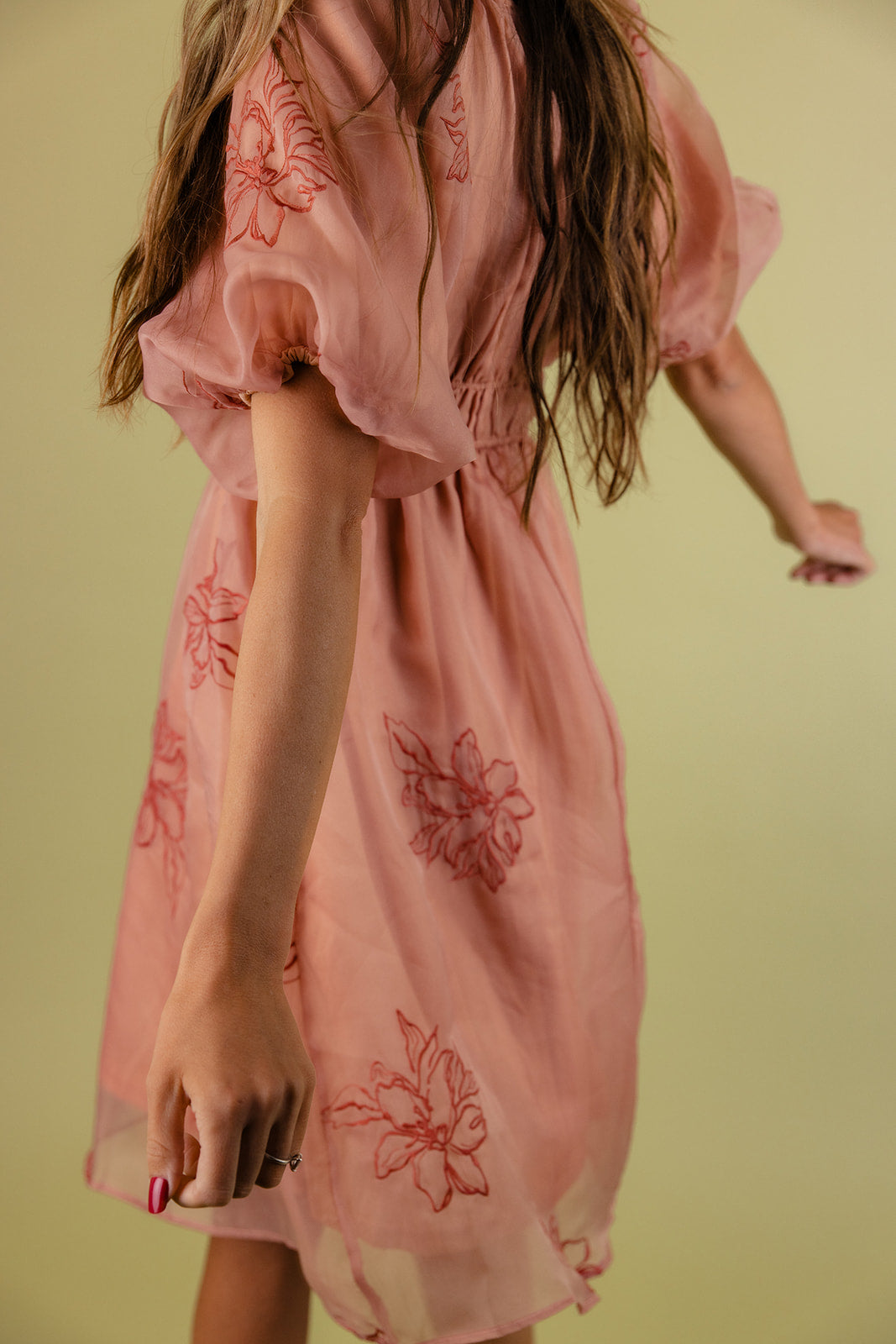 Priscilla Puff Sleeve Dress