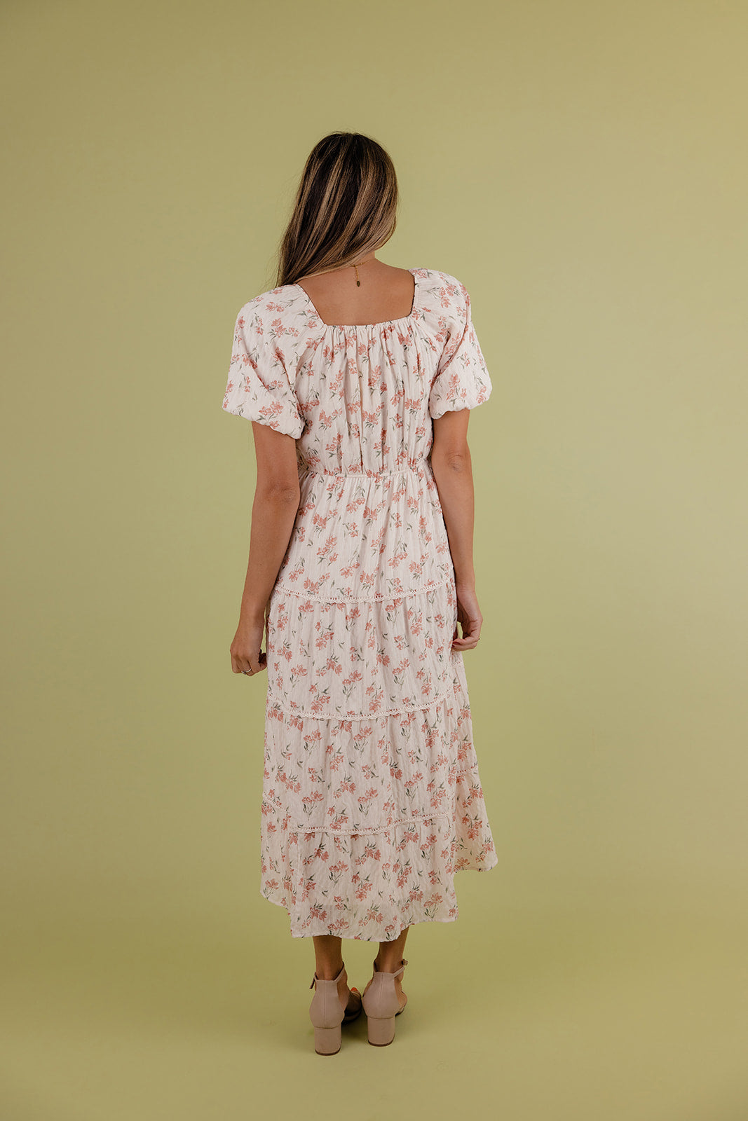 Serenity Floral Tiered Dress