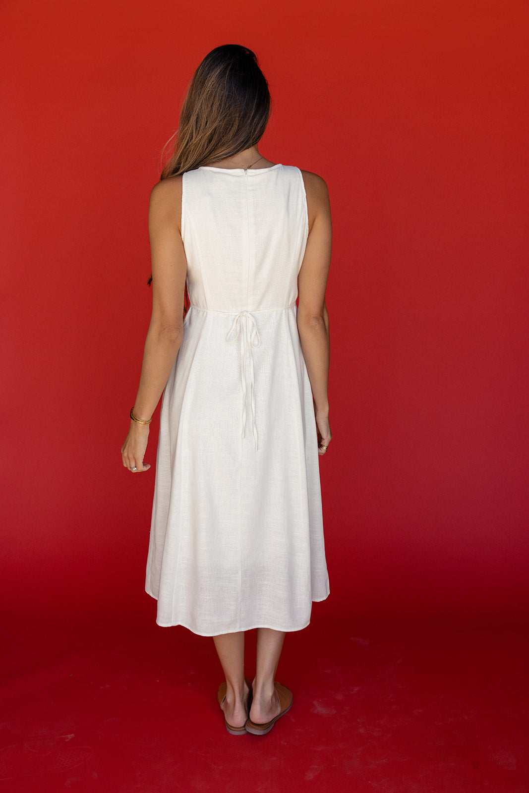 So Long London Button Dress