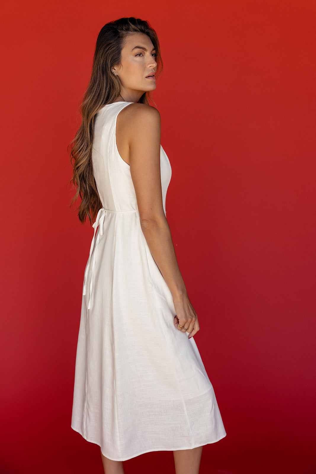 So Long London Button Dress