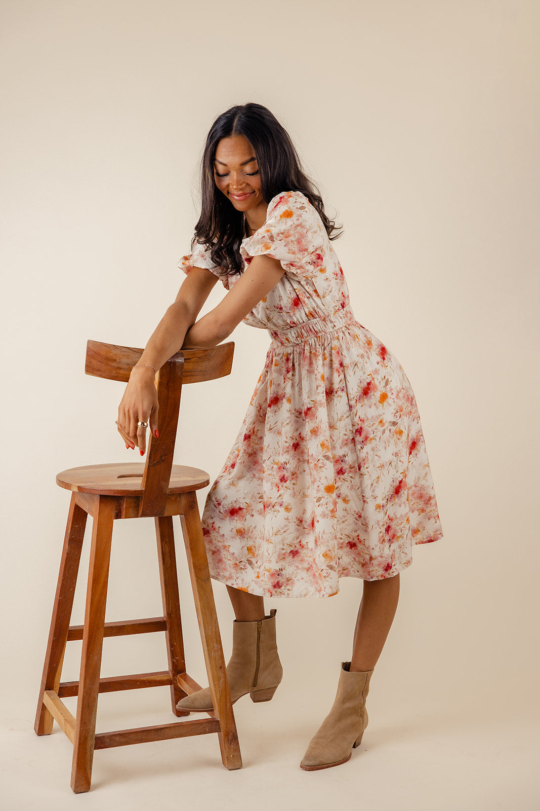 Hestia Puff Sleeve Dress