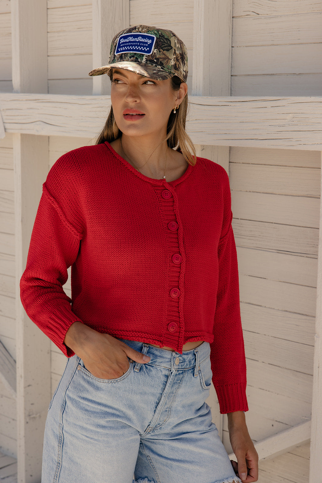 Rekindled Flames Cropped Cardigan