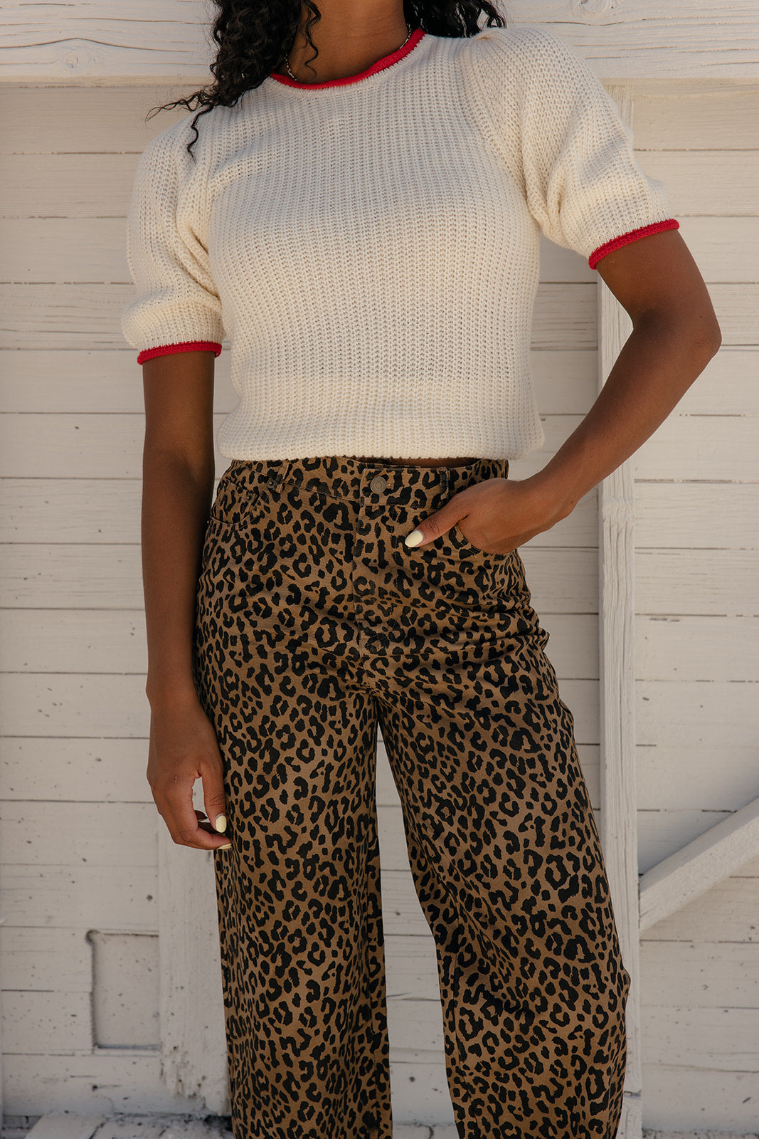 Feline Frenzy Leopard Pants