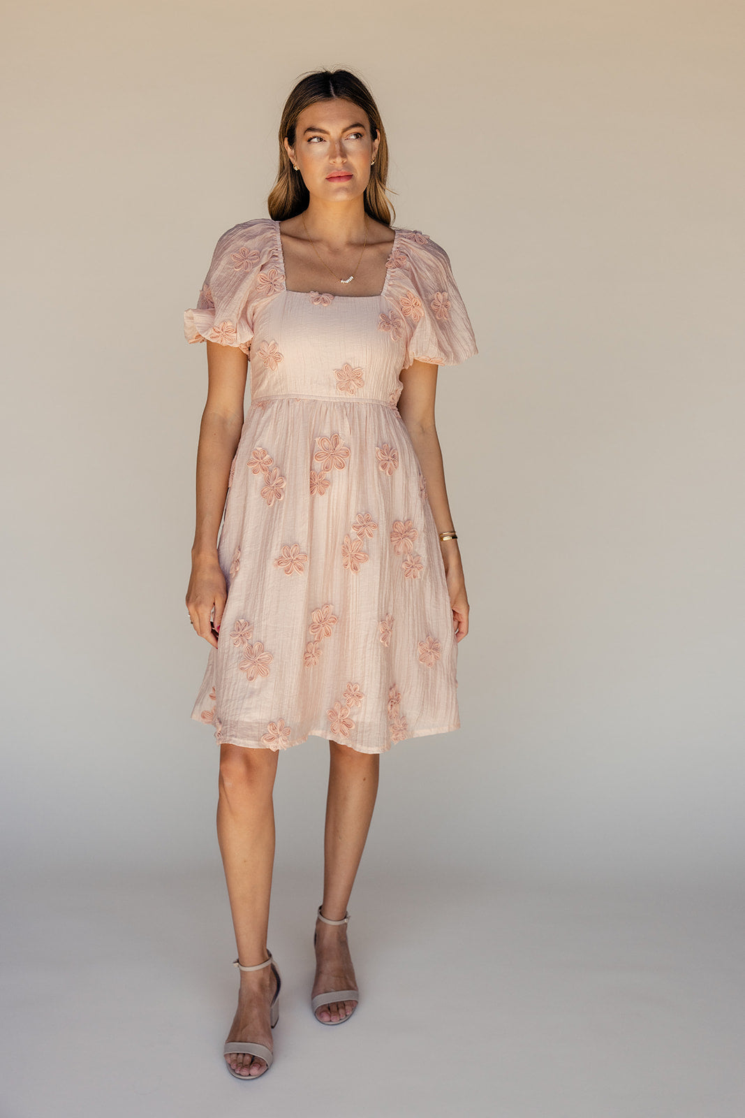 My Heart is Yours Square Neck Dress