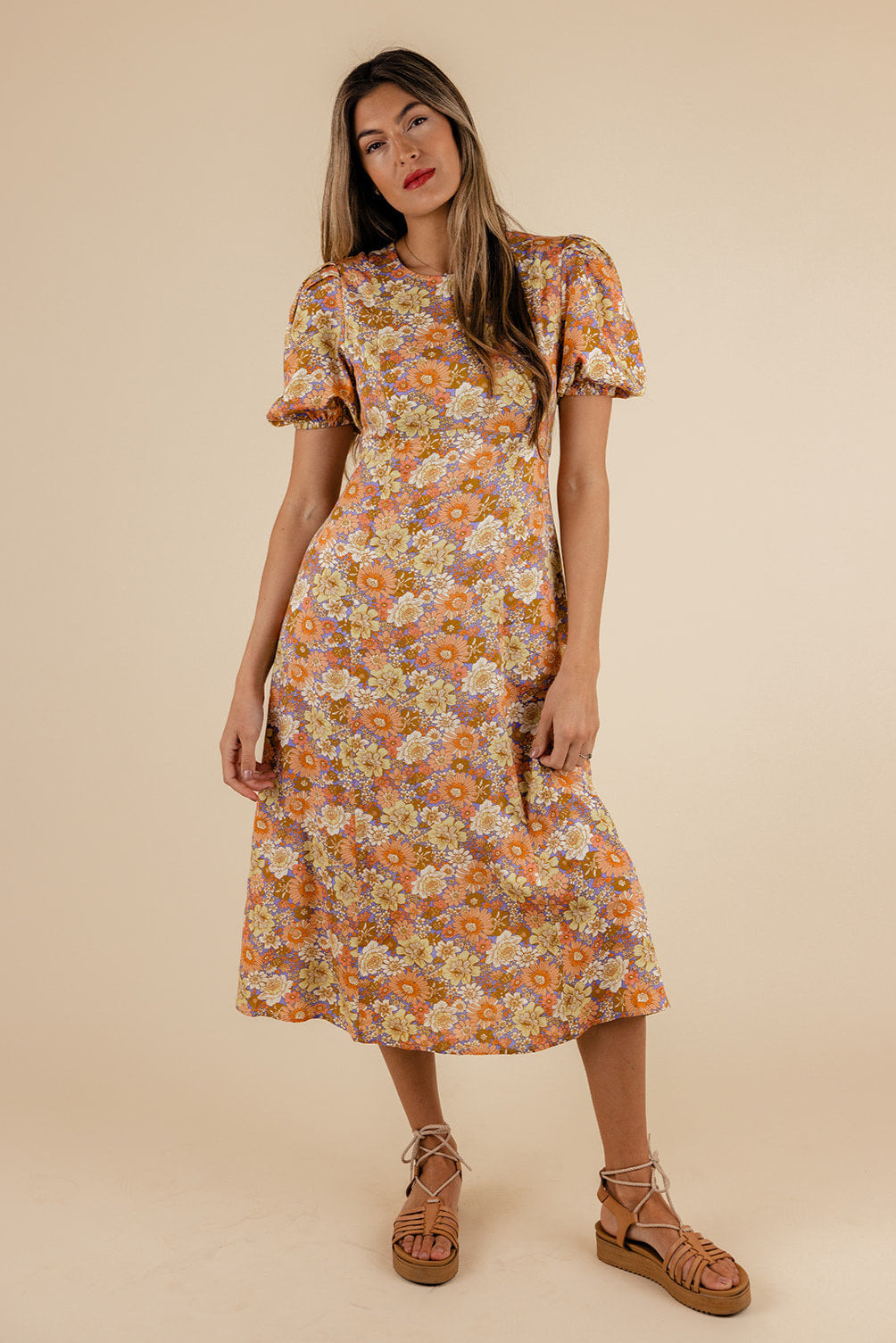 Boogie Down Puff Sleeve Dress
