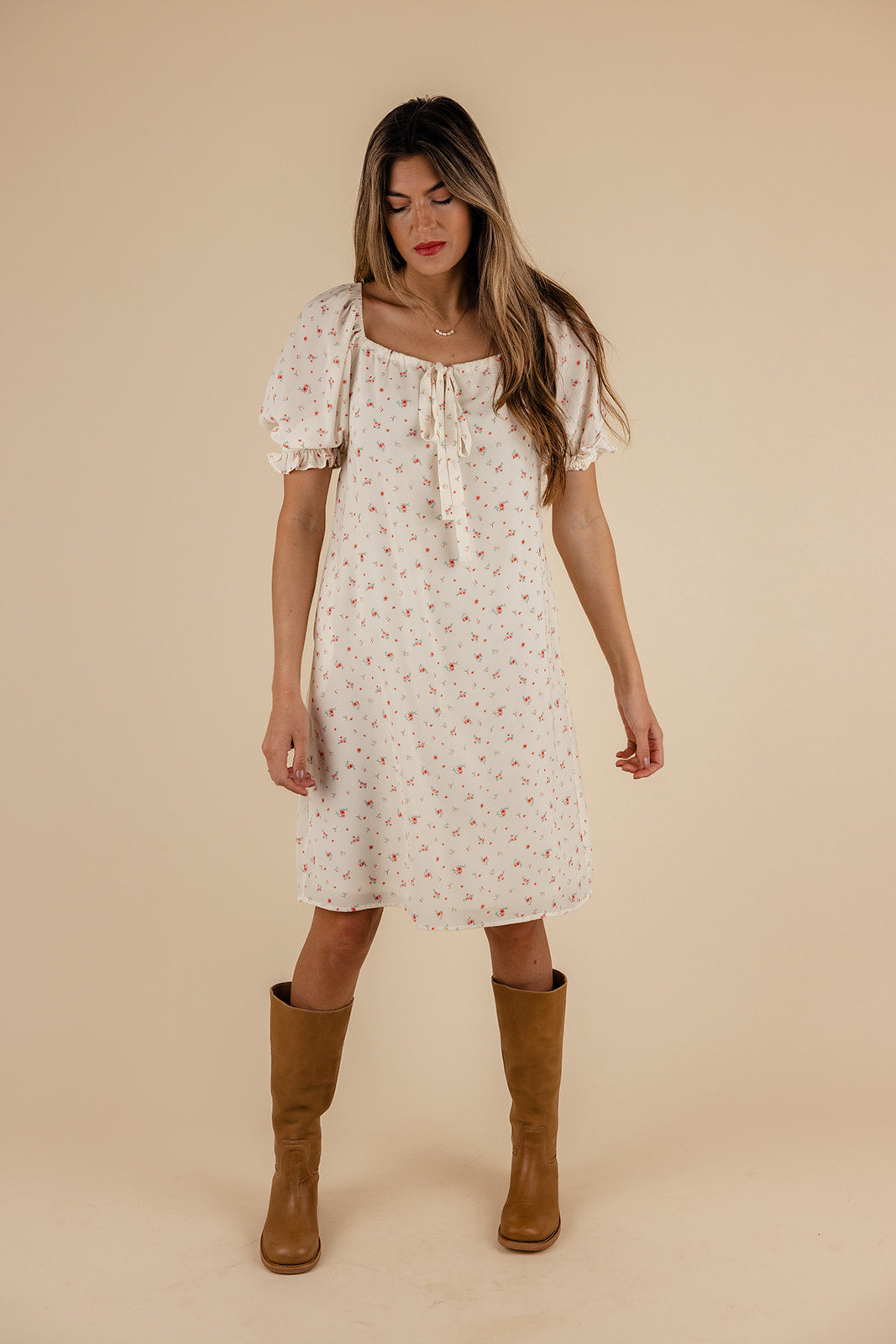 Ever After Floral Tie Dress