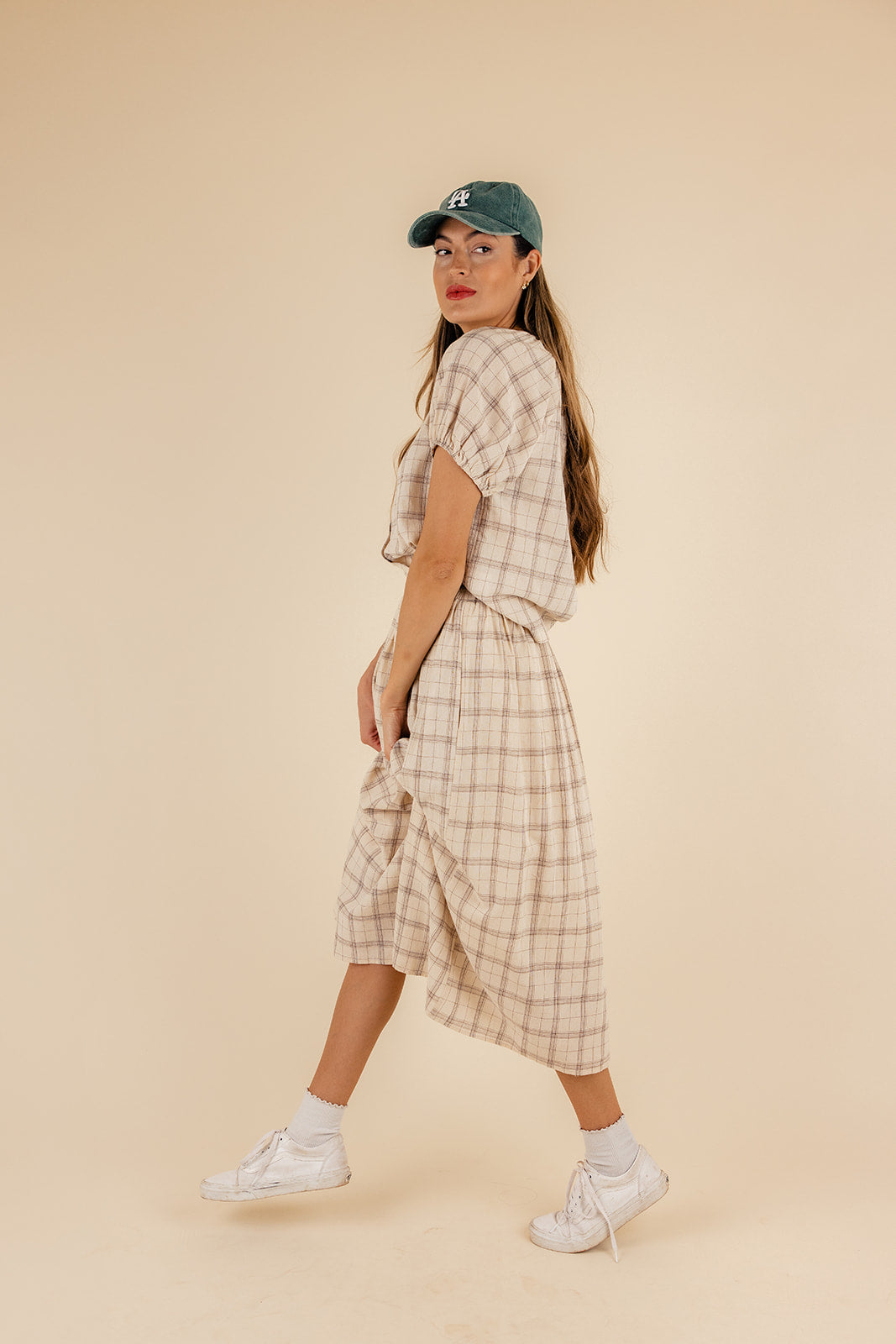 Coretta Plaid Blouse