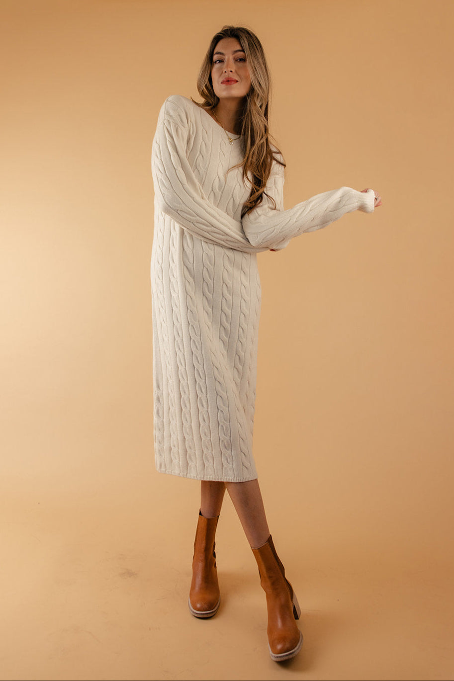 The Way Life Goes Sweater Dress