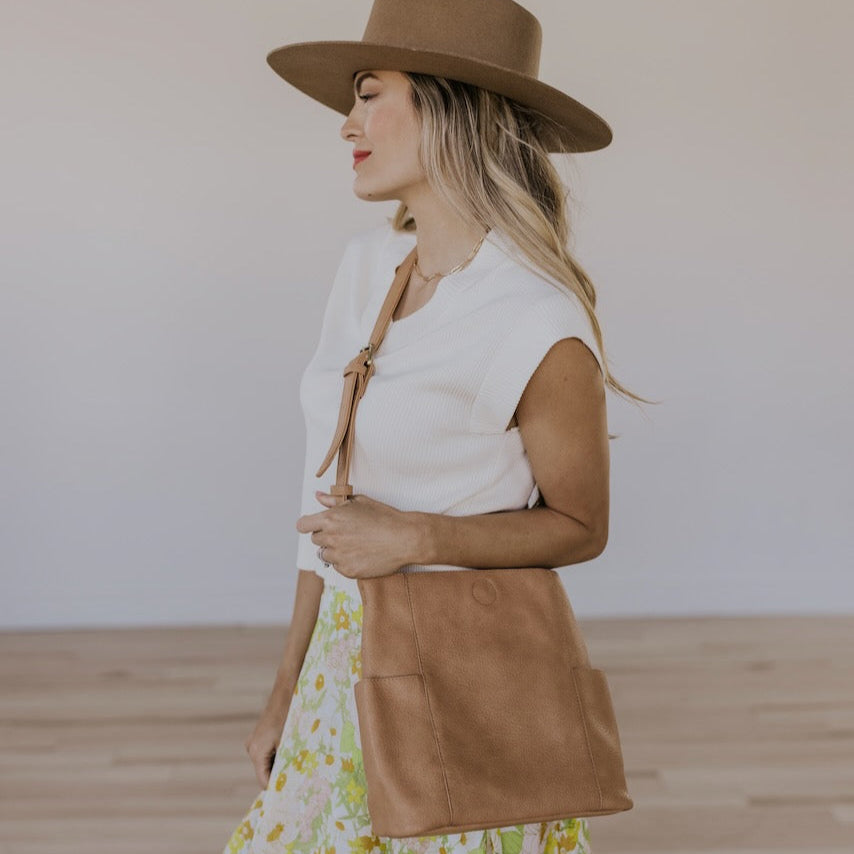 Casual + carefree crossbody in super-soft pebble grain vegan leather. The convenient side pockets carry your water bottle, phone, glasses, or mask. Available in two gorgeous colors that you can coordinate with interchangeable straps to personalize your style! peru