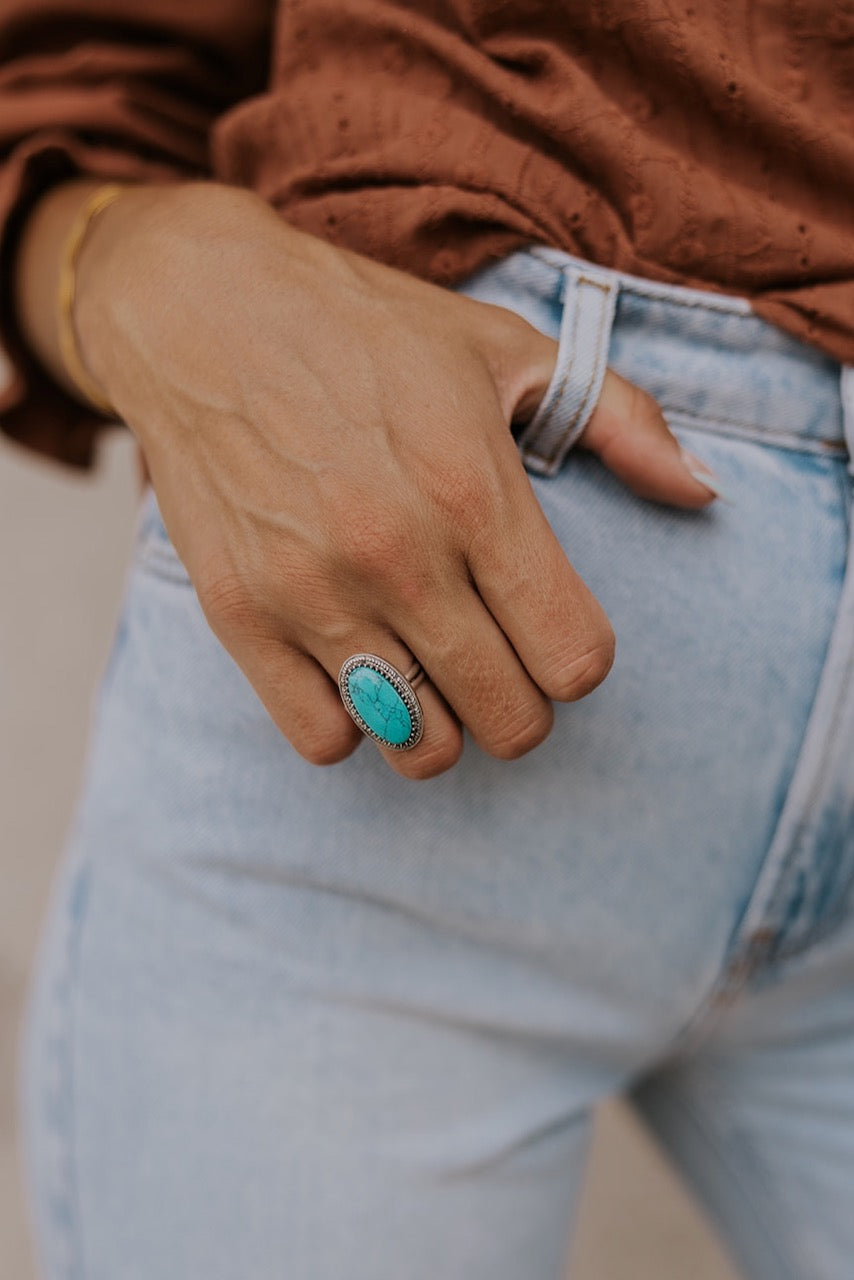 ROOLEE Silver Linings Turquoise Ring