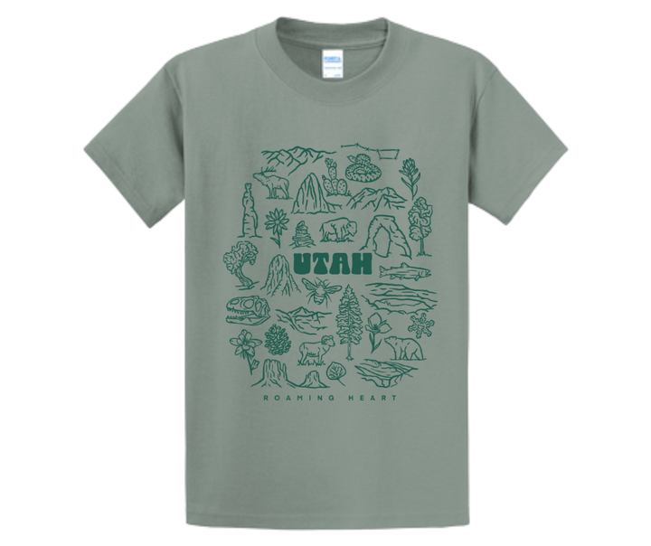 ROAM Utah Icon Shirt - Green