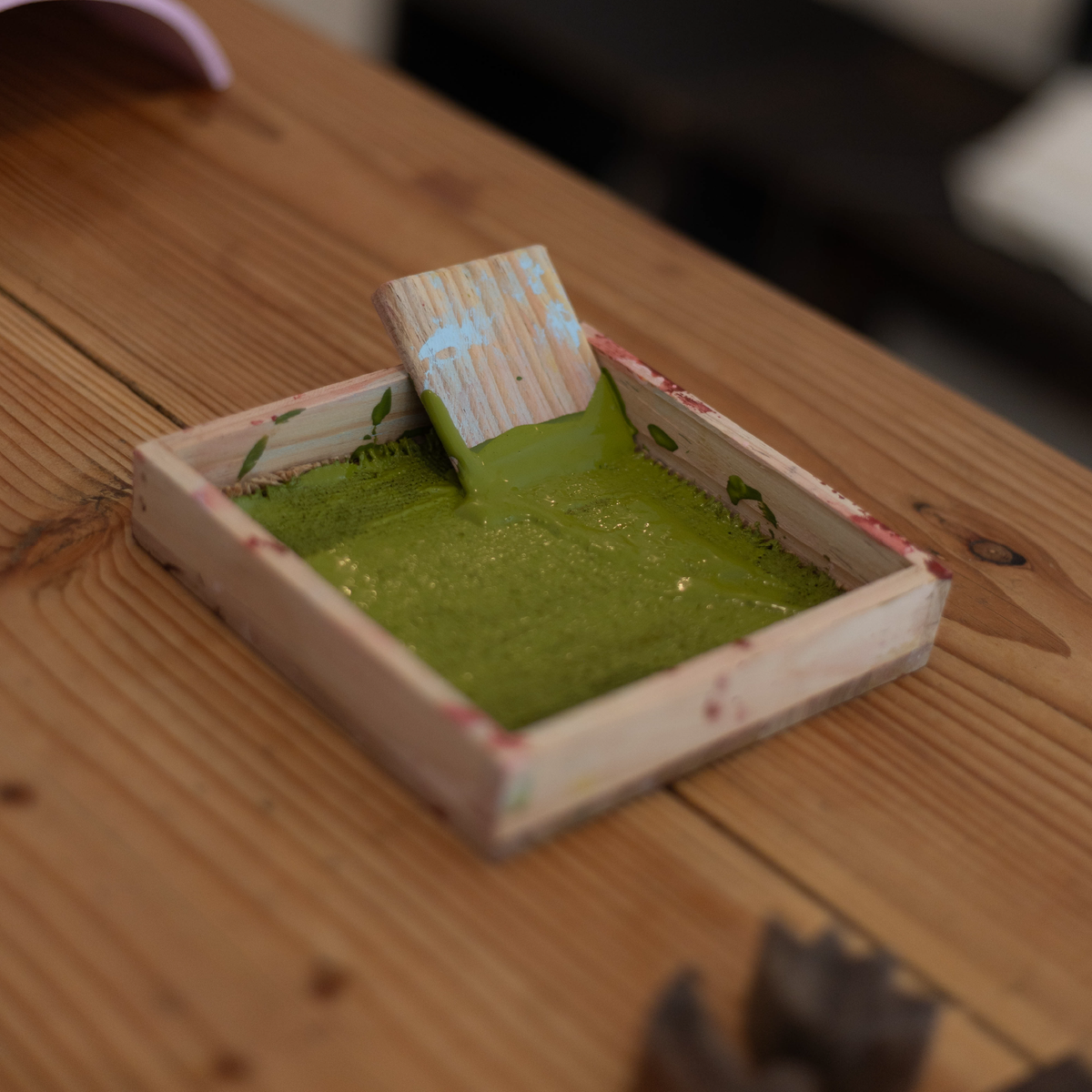 Hand-Carved Wood Blocks + Canvas Bag