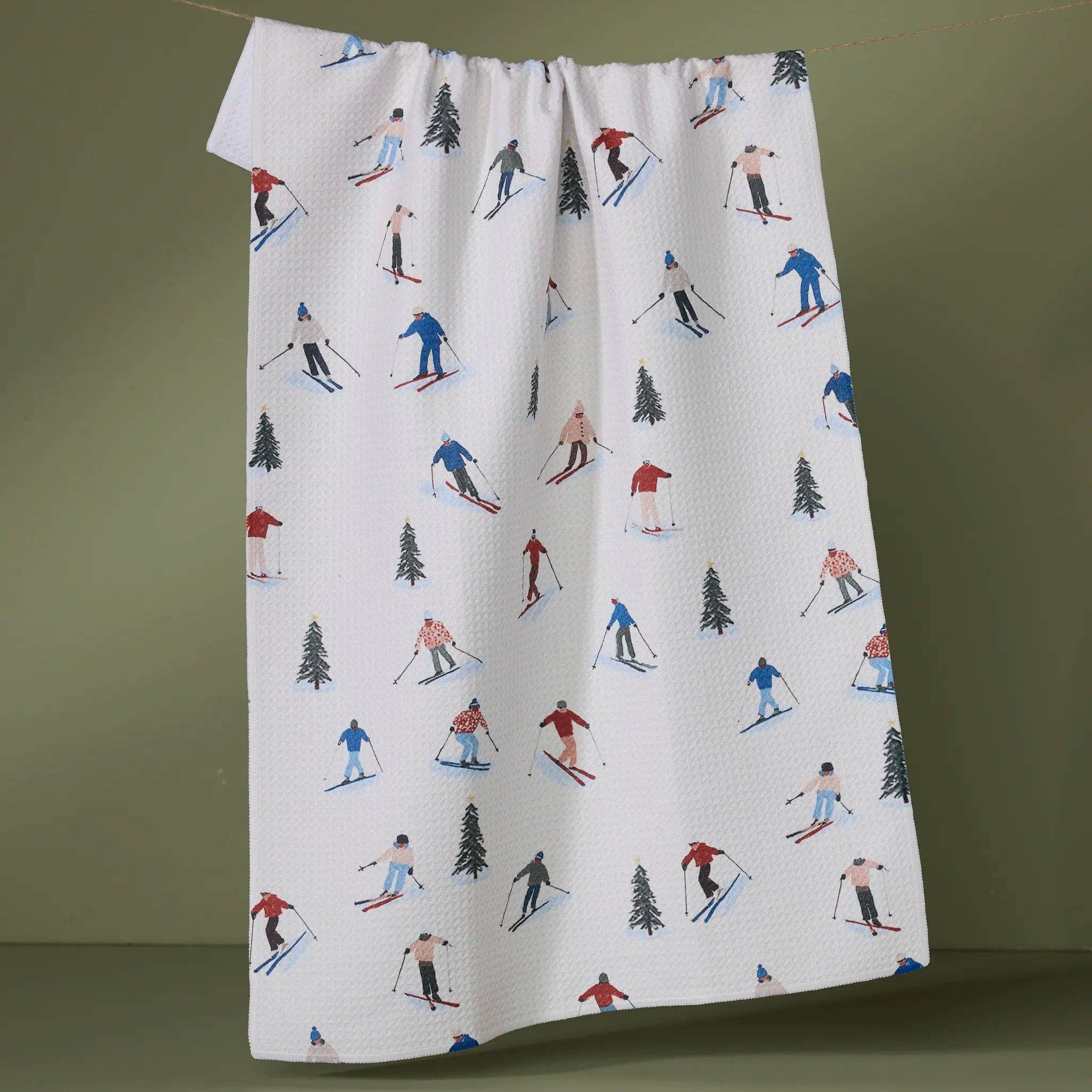 Alpine Run Tea Towel