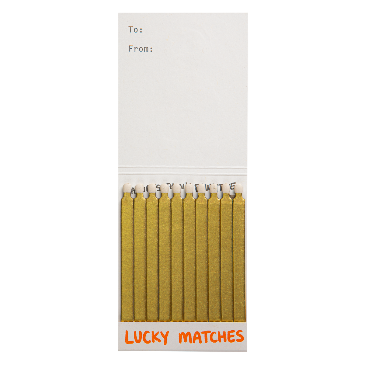 Good Luck Cat Matchbook