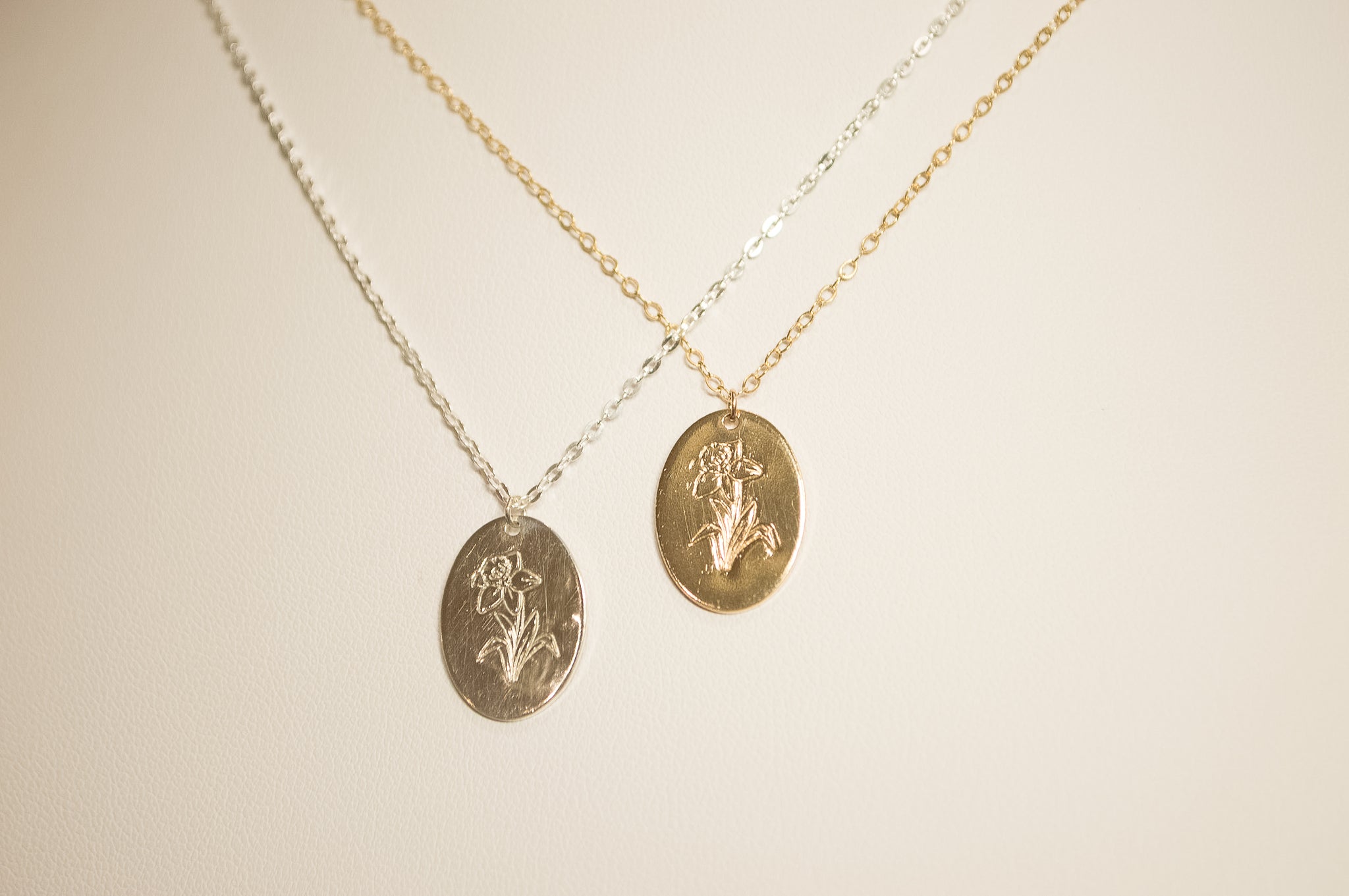 Gold Birth Flower Necklace - Syd Squared