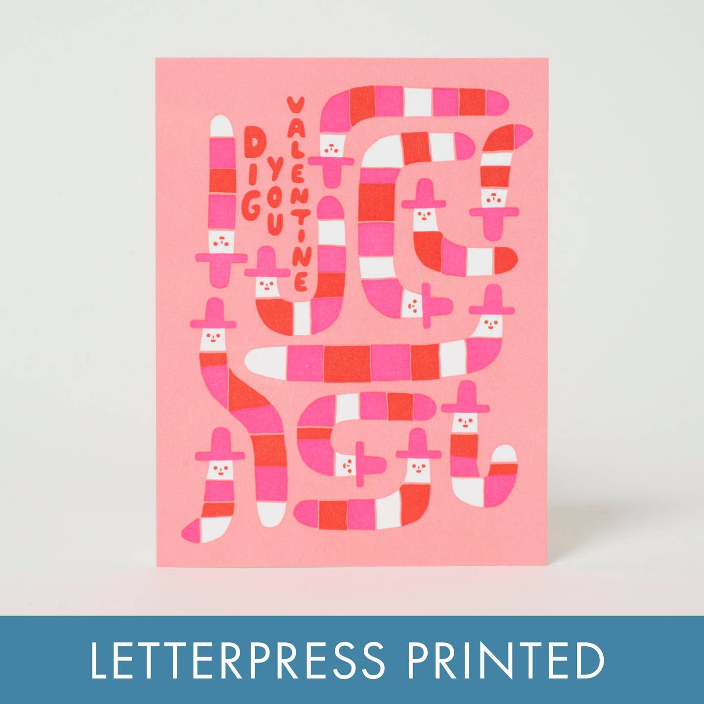 Dig You Letterpress Valentine's Greeting Card By Suzy Ultman