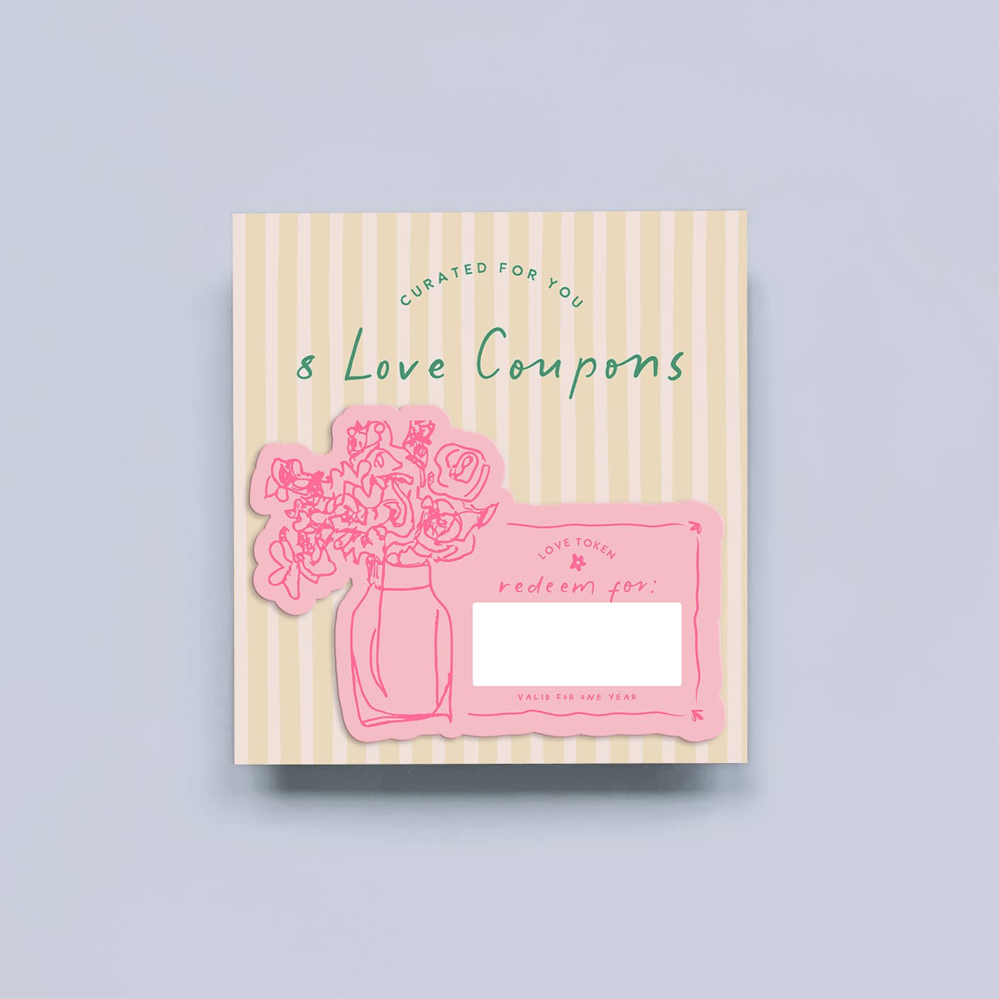 Die-Cut Floral Coupons