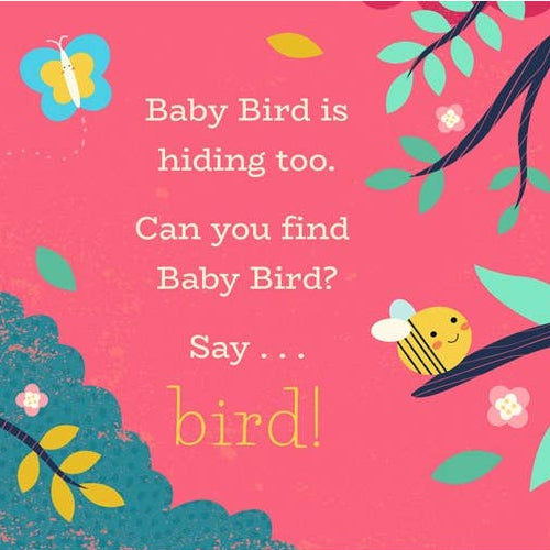 The first book in a new series that helps parents get their baby from baby babble to full words! See the baby?


What’s baby’s name?