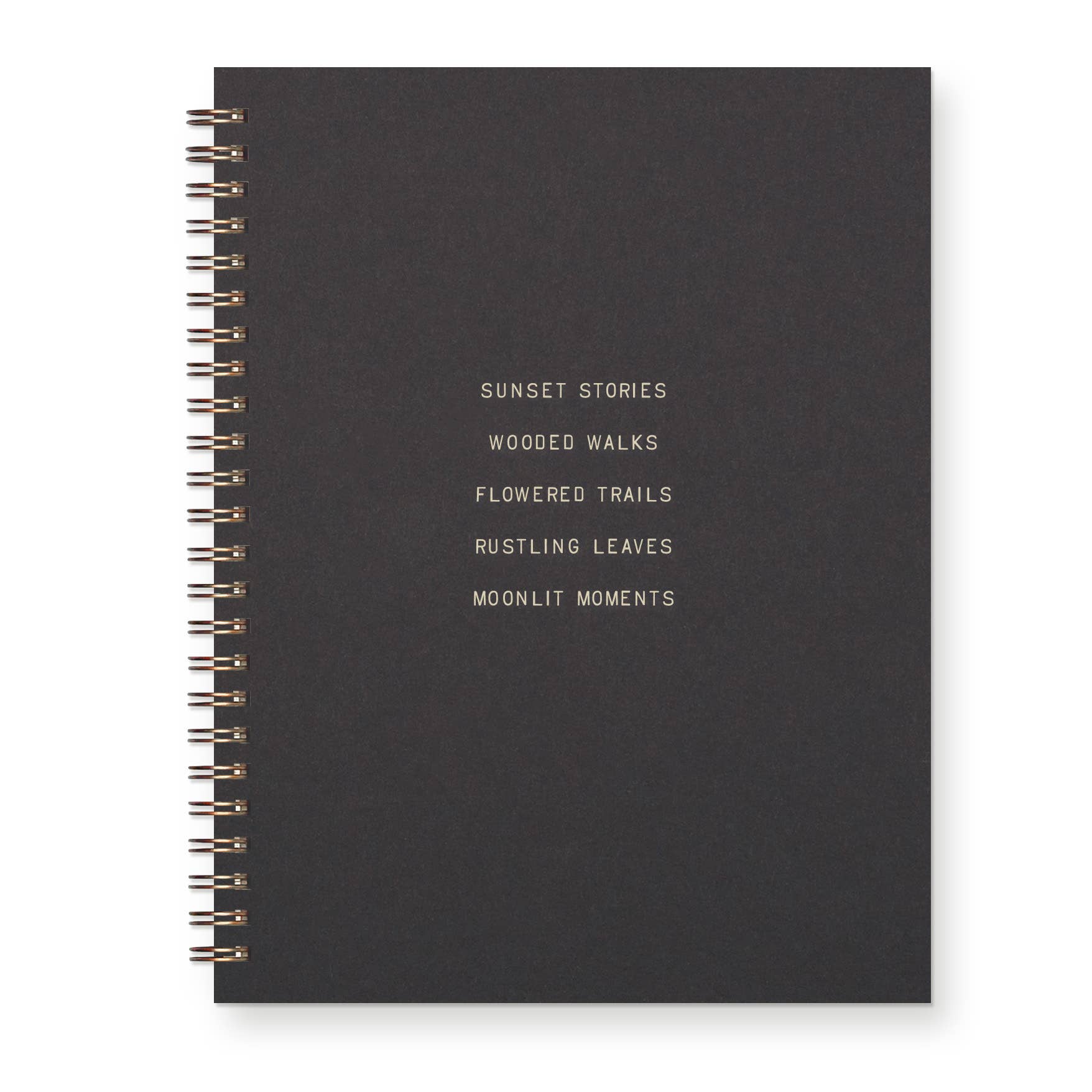 Sunset Stories Journal in Peppercorn - Lined Notebook