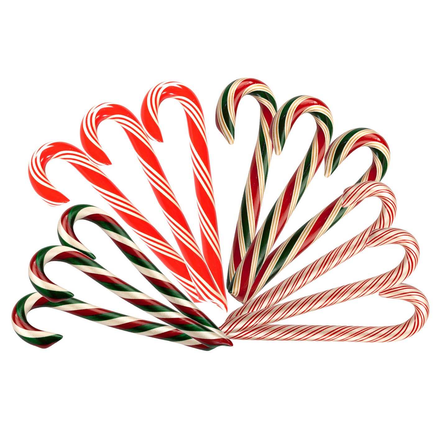 Hand-Spun Jumbo Candy Cane - Cinnamon