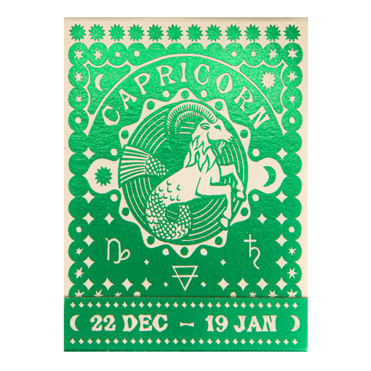 Capricorn Zodiac Matchbook