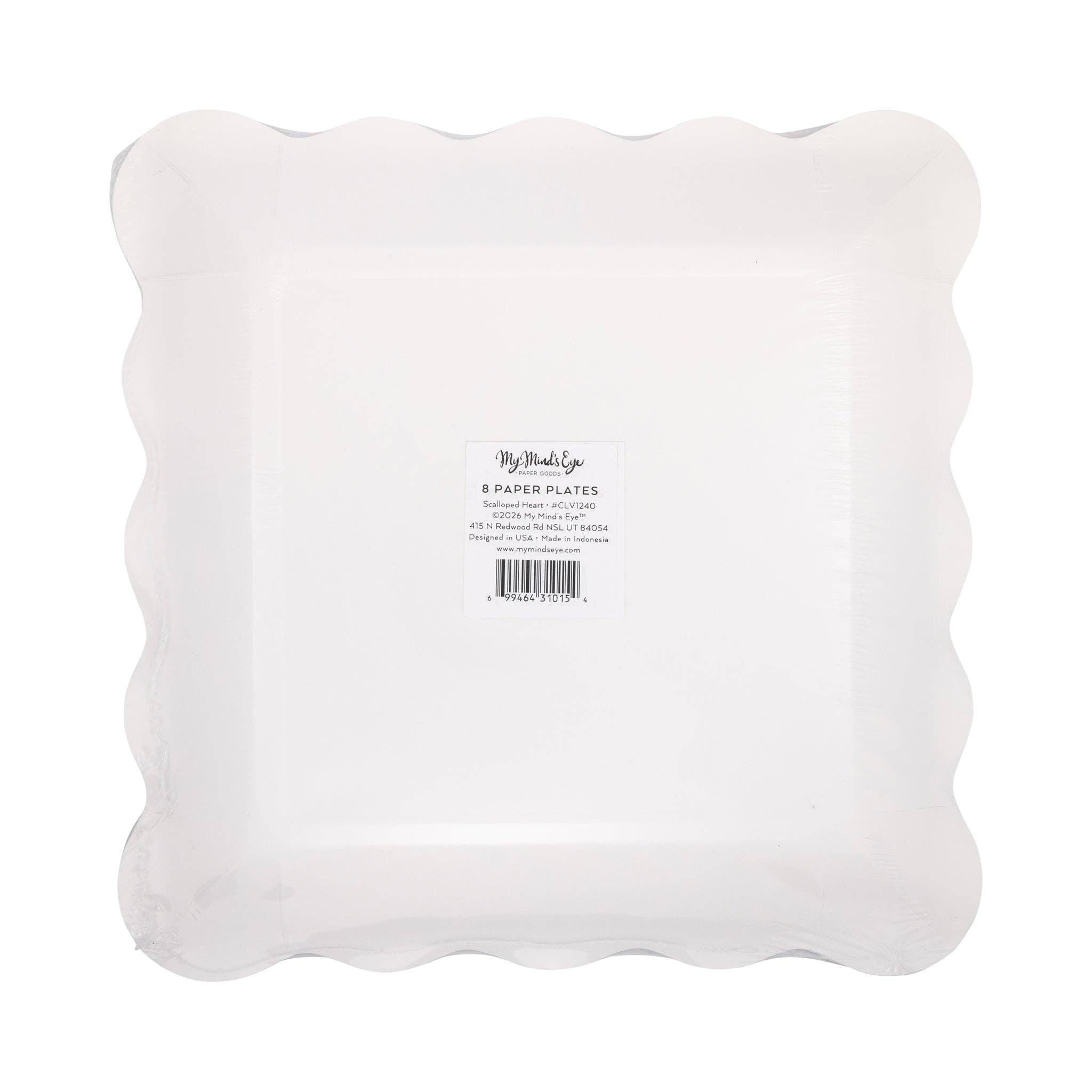 Cream and Black Ric Rac Plate