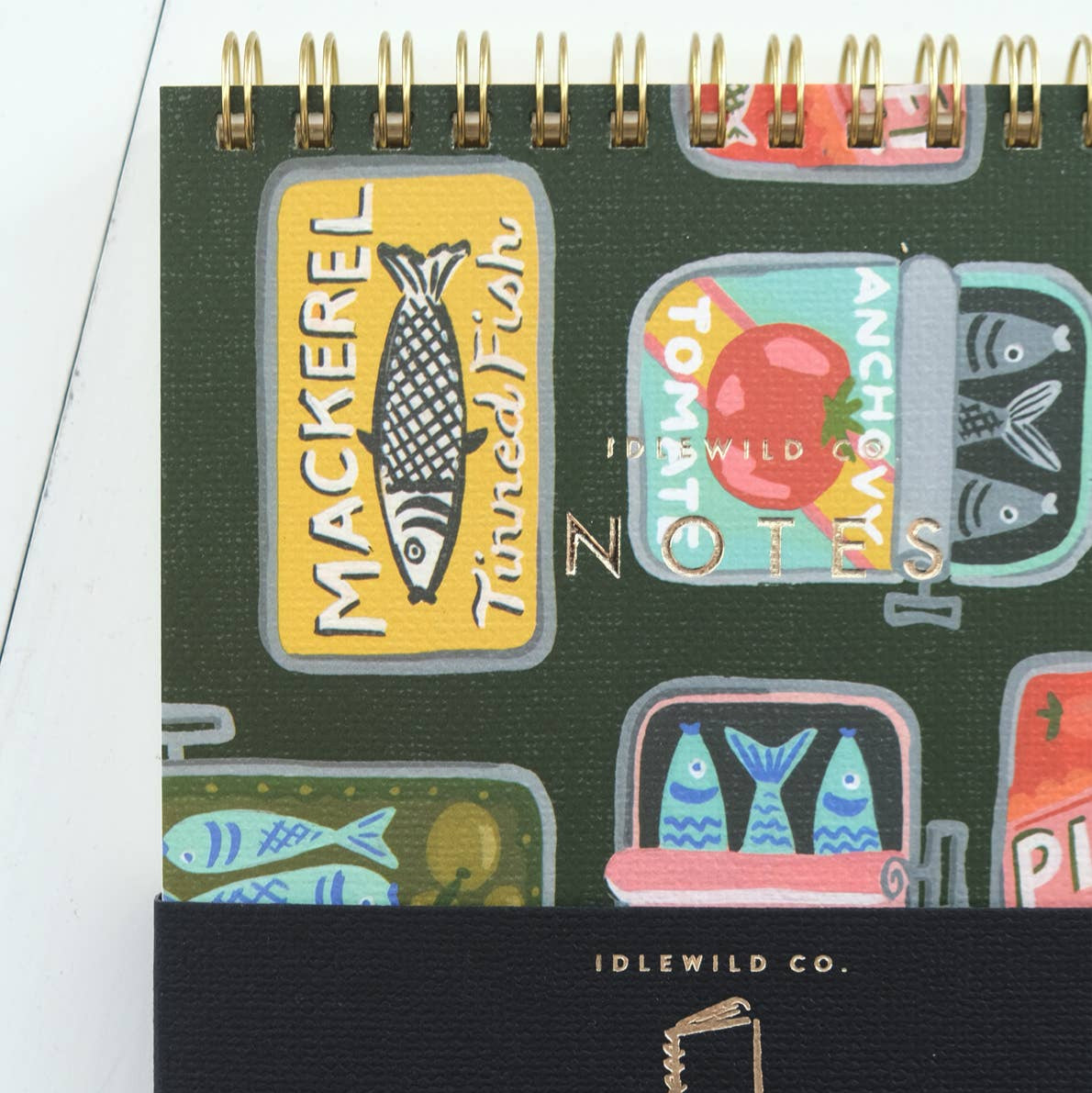 Tinned Fish Spiral Jotter