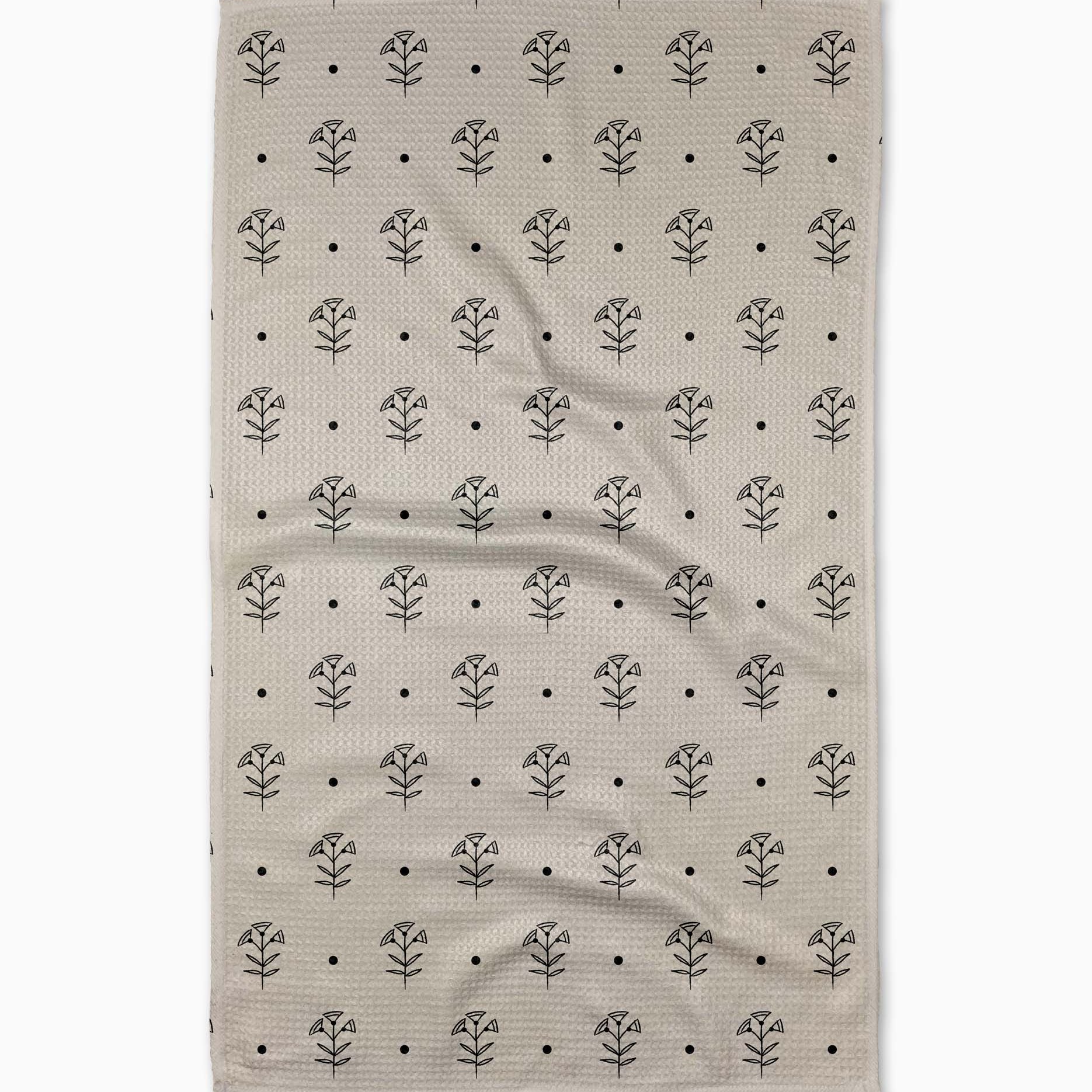 Inked Bloom Tea Towel