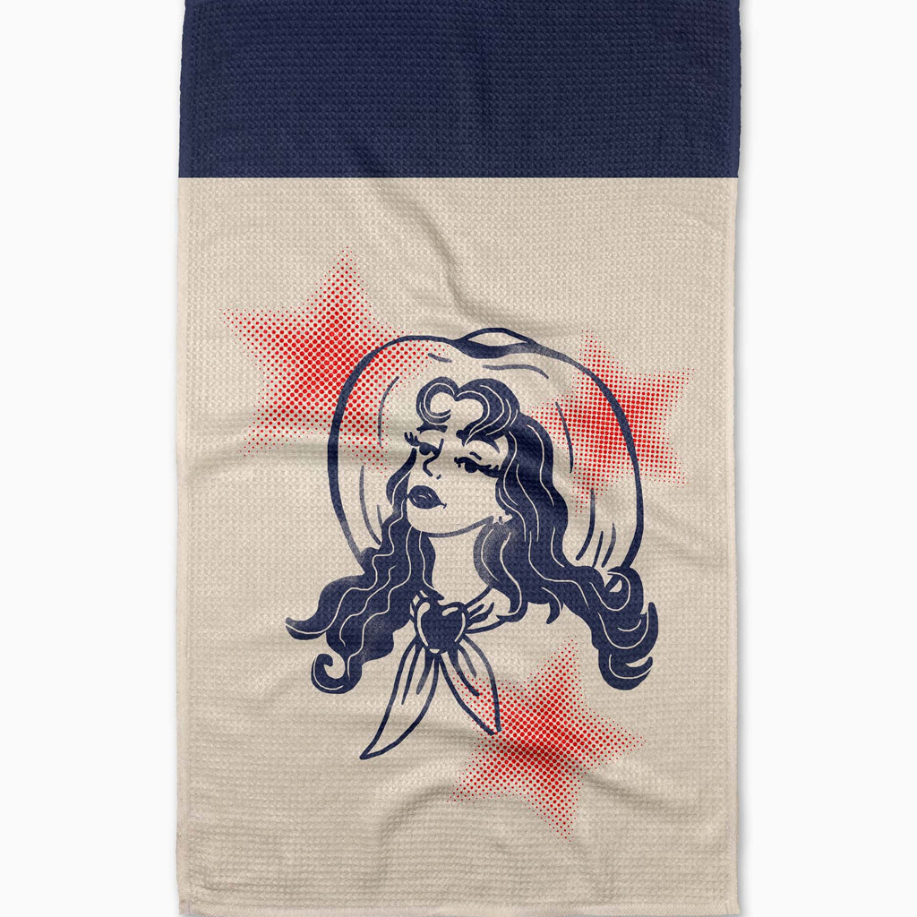 Cowgirl Summer Tea Towel