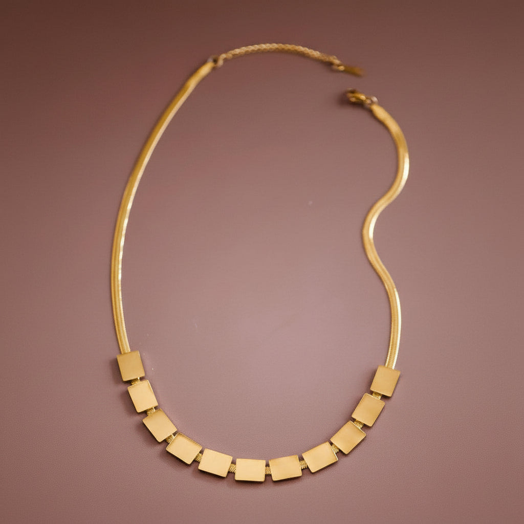 Gold Circle Necklace