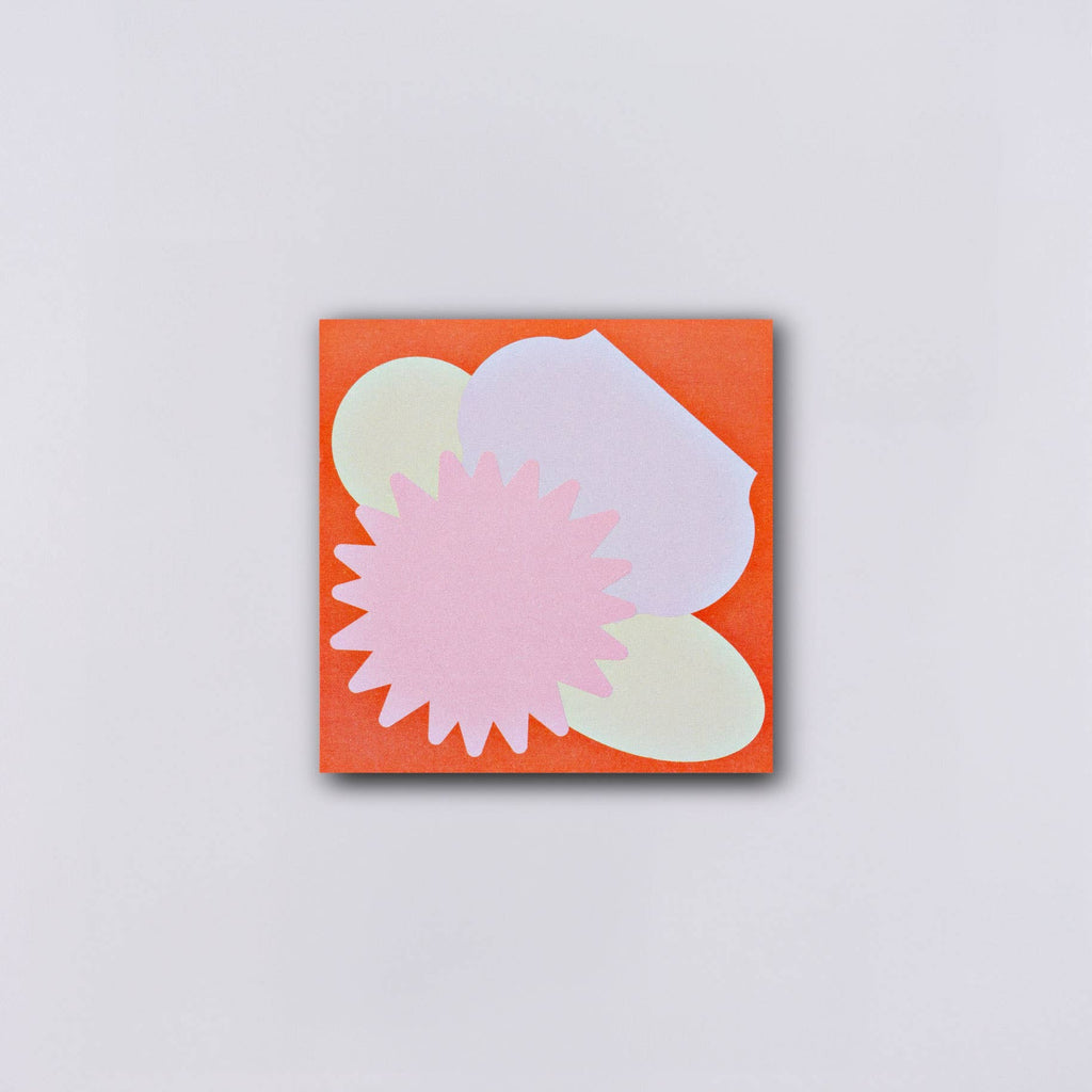 Add a pop of color and creativity to your workspace with Helix Sticky Notes. These quirky orange notes feature an abstract design, perfect for jotting down notes and reminders in a fun and unique way. Say goodbye to boring, plain sticky notes and hello to a burst of personality! This is a pad of 50 sticky notes, measuring 7.1 x 7.1cms. They're made in the UK using 80gsm FSC certified paper.