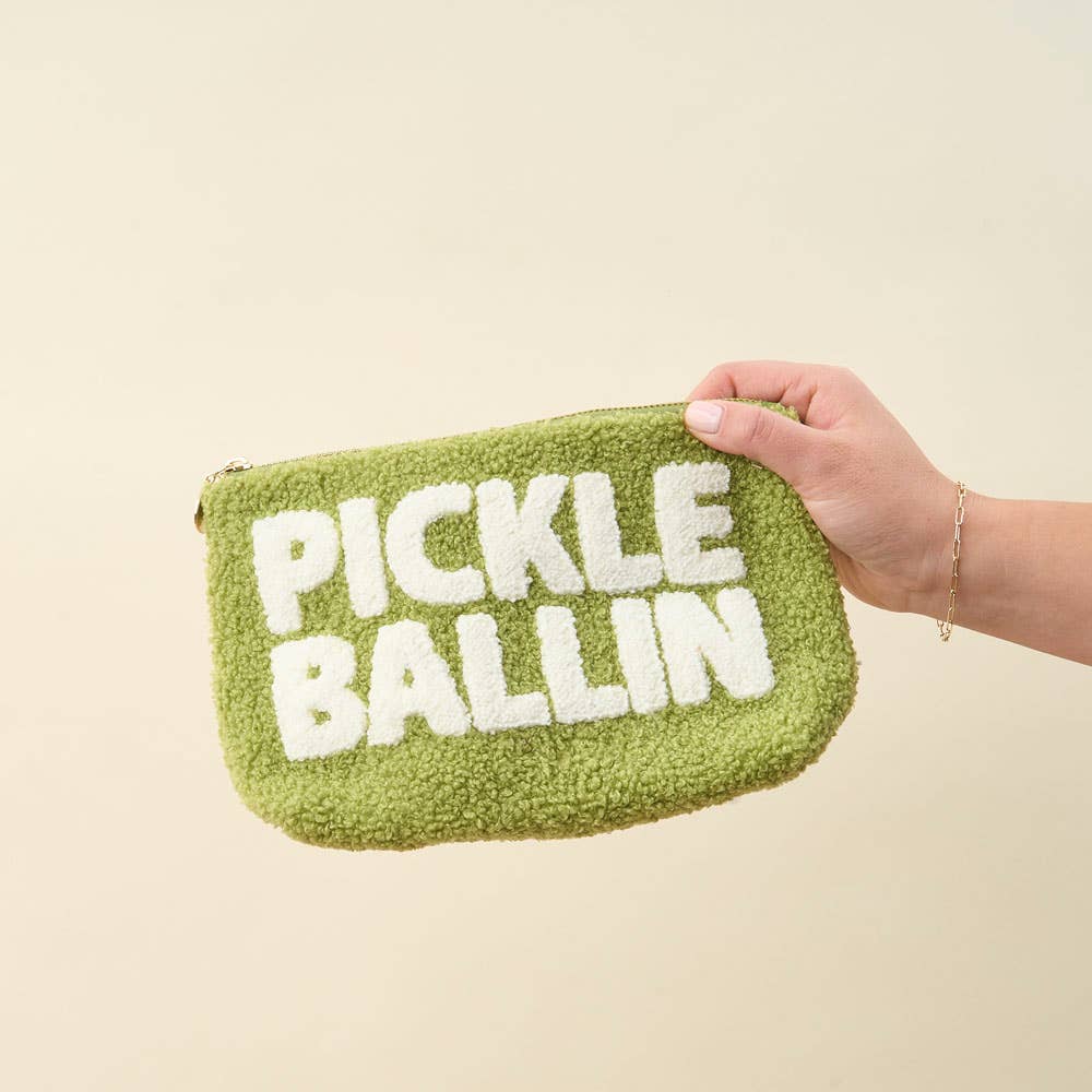 Pickleballin' Teddy Pouch
