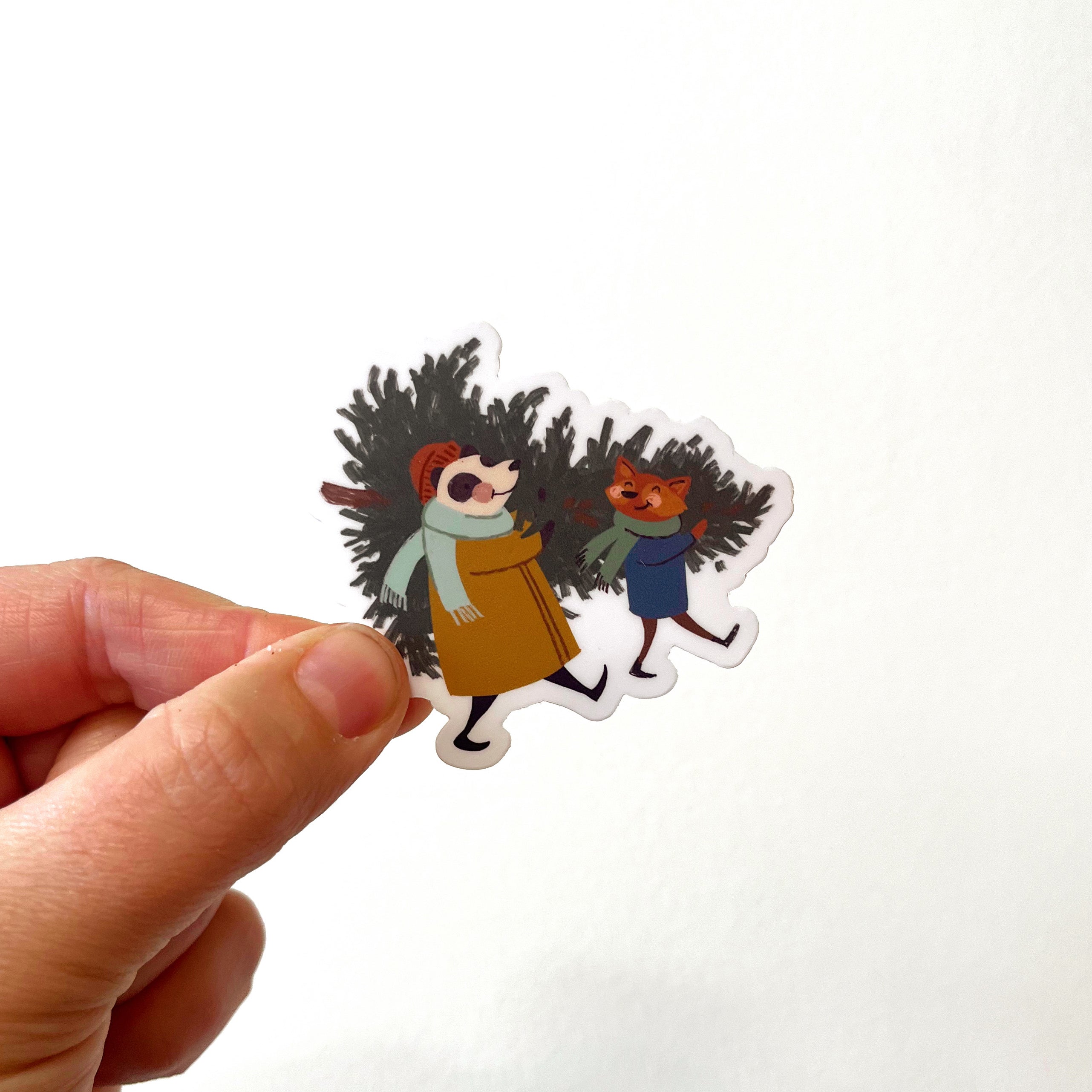 Merry Menagerie Holiday Stickers