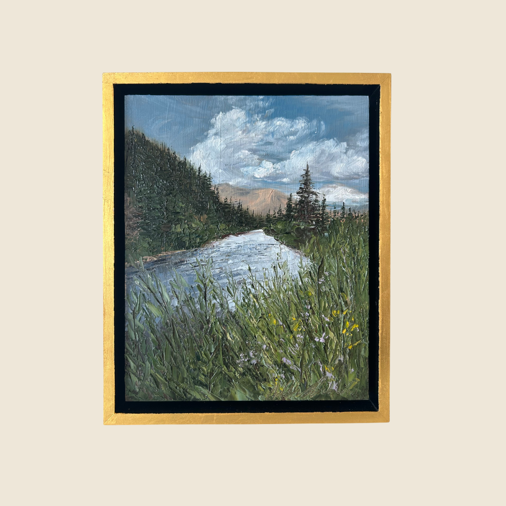 Afternoon Light on the River - Original Painting - Flourish Art Show