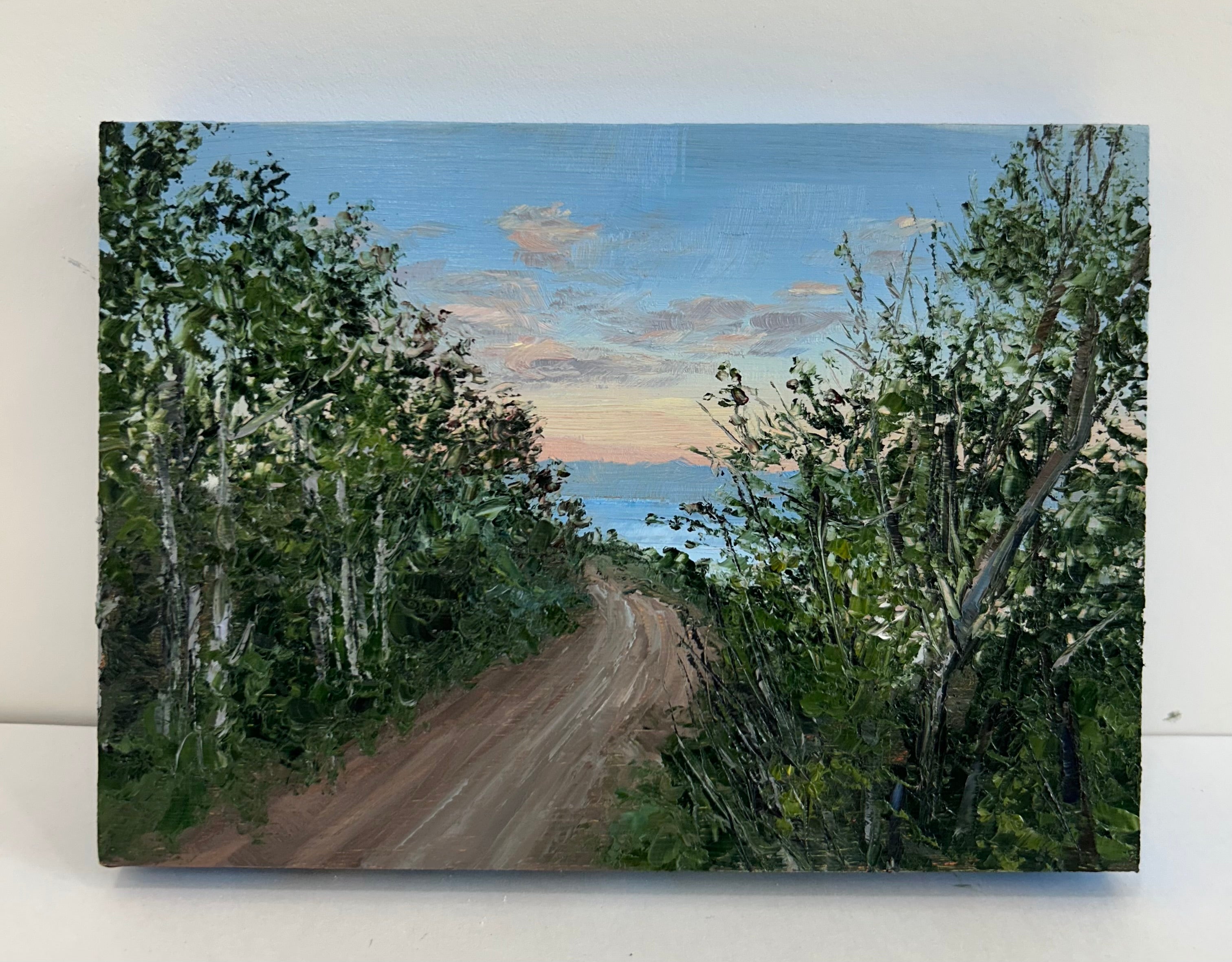 Dirt Road Sunsets - Original Painting - Road Trip Art Show