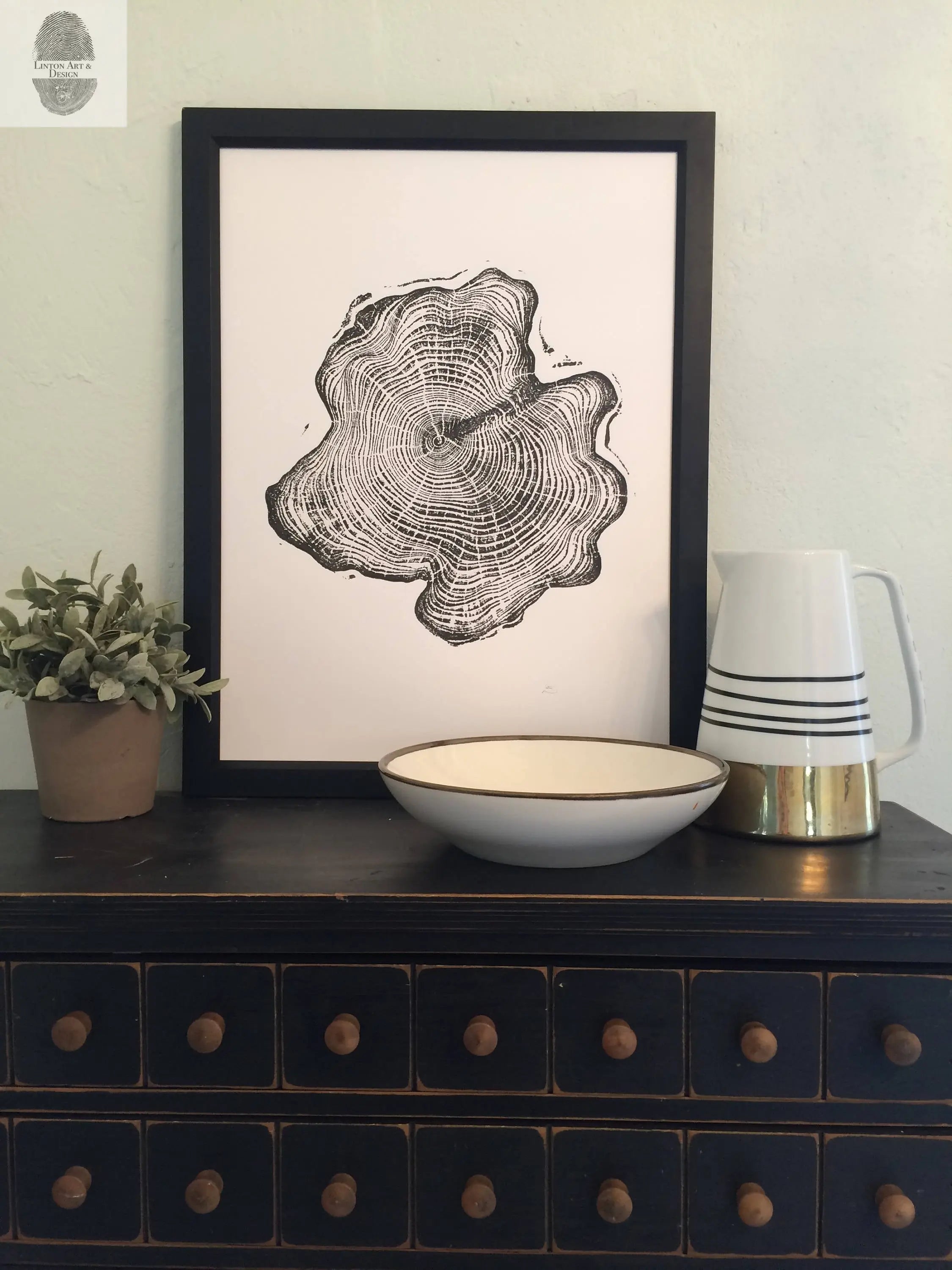 Alaska Cedar, Alaska Art, Denali, Lumber, Shabby Tree, Wood Burning Art, Wood Slice Wall Art