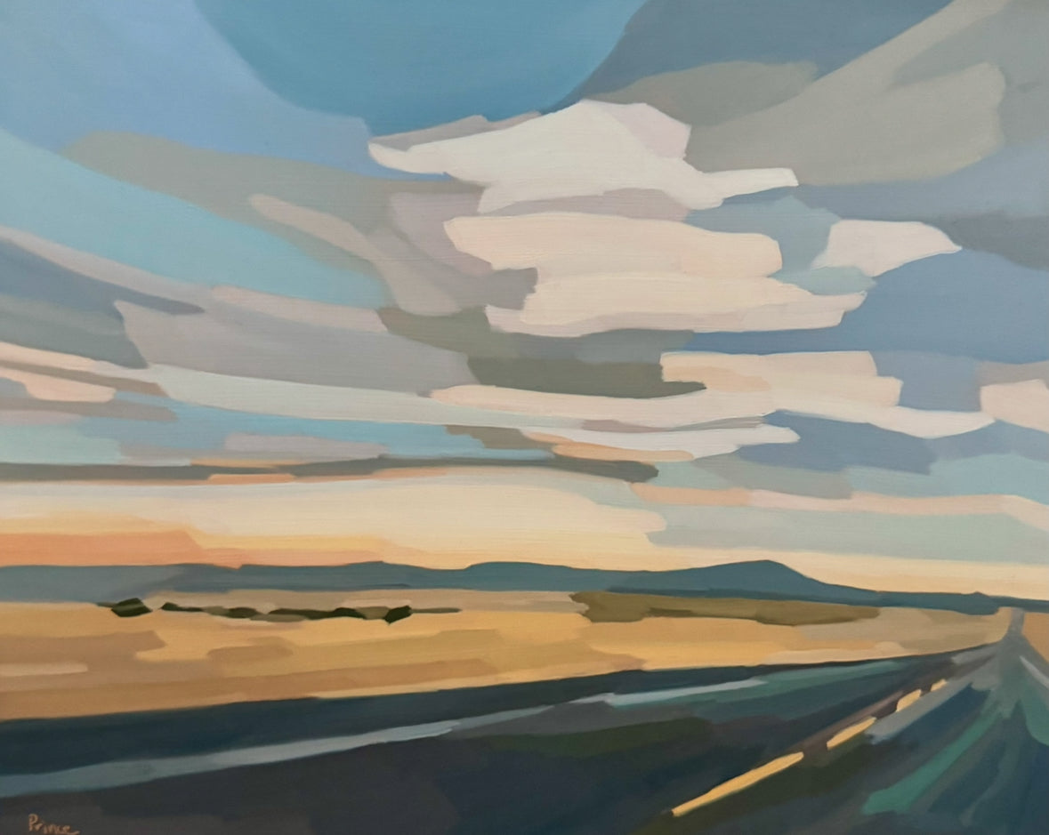 Road from Arizona - Original Painting - Road Trip Art Show