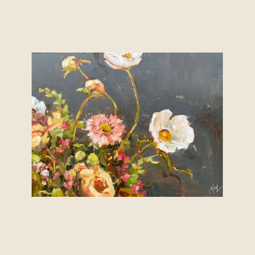 "Winter Garden" - Original Painting - Winter Solstice Art Show