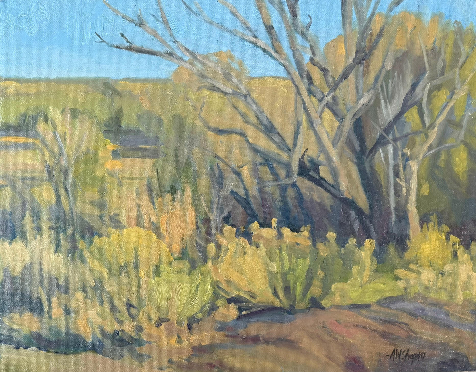 Boulder, UT Fields - Original Art - Road Trip Art Show